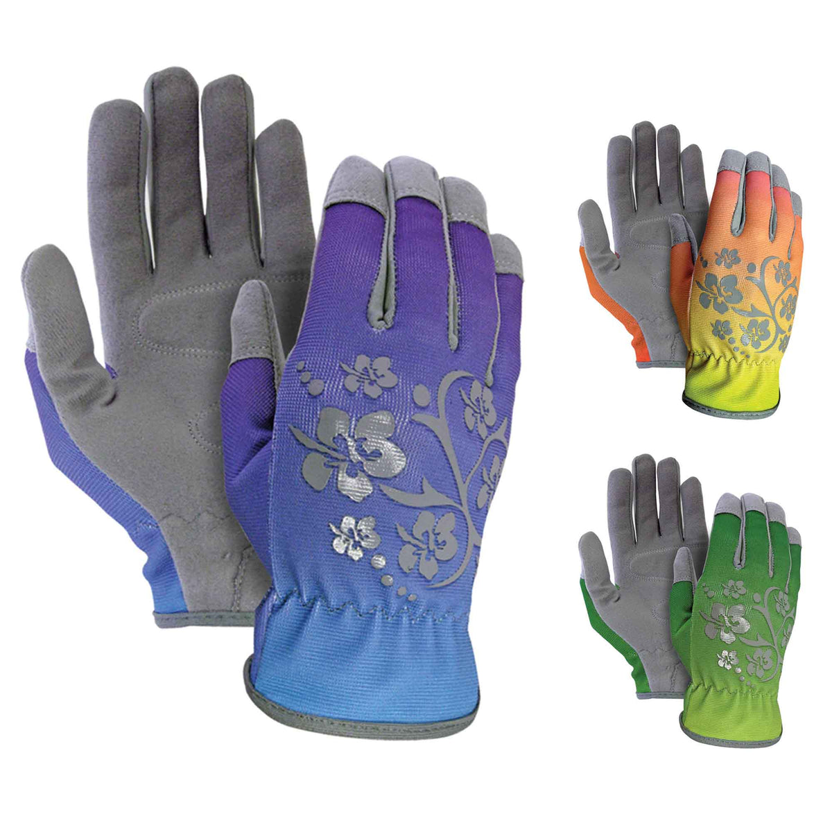 Gants de jardinage en Spandex Garden Diva, choix de couleurs