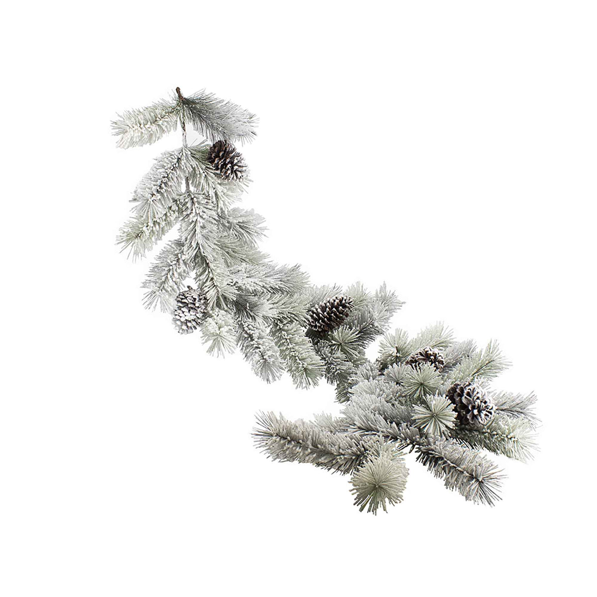 Guirlande de sapinage avec neige, 6'
