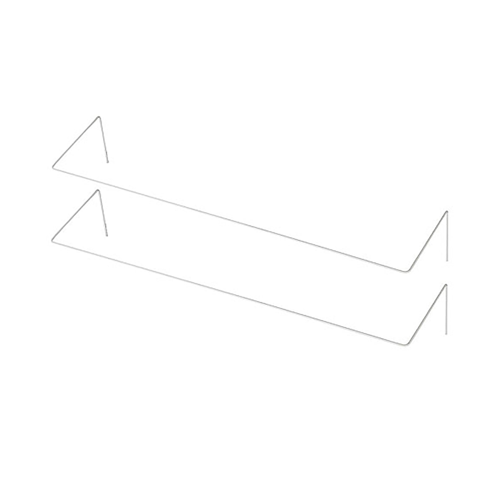 Protège-rideau blanc pour plinthe électrique, emballage de 2 unités      