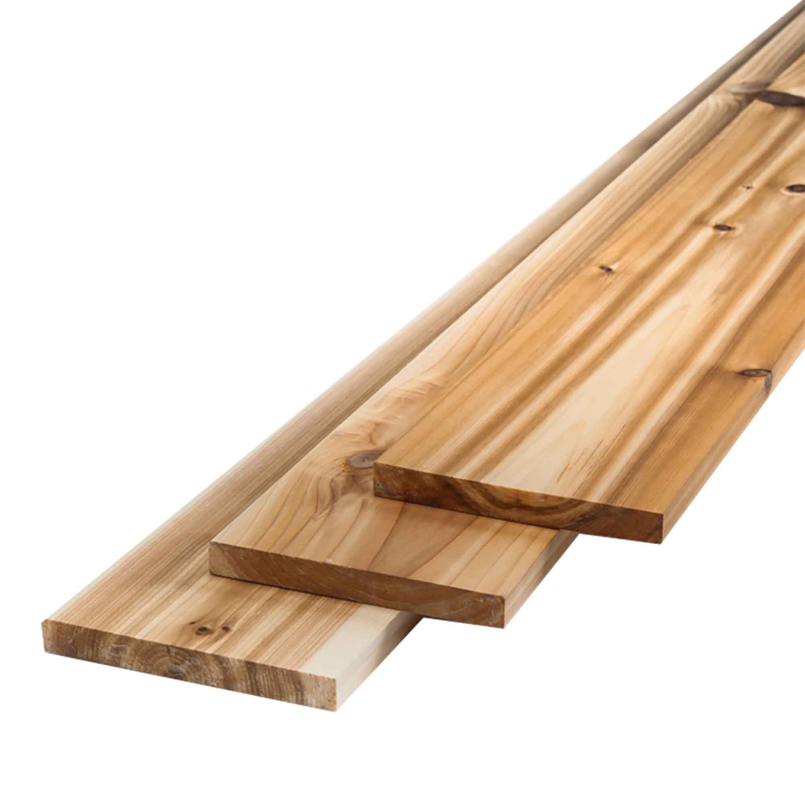 Bois de cèdre rouge de l'Ouest KD B4F, 1'' x 6'' x 12'