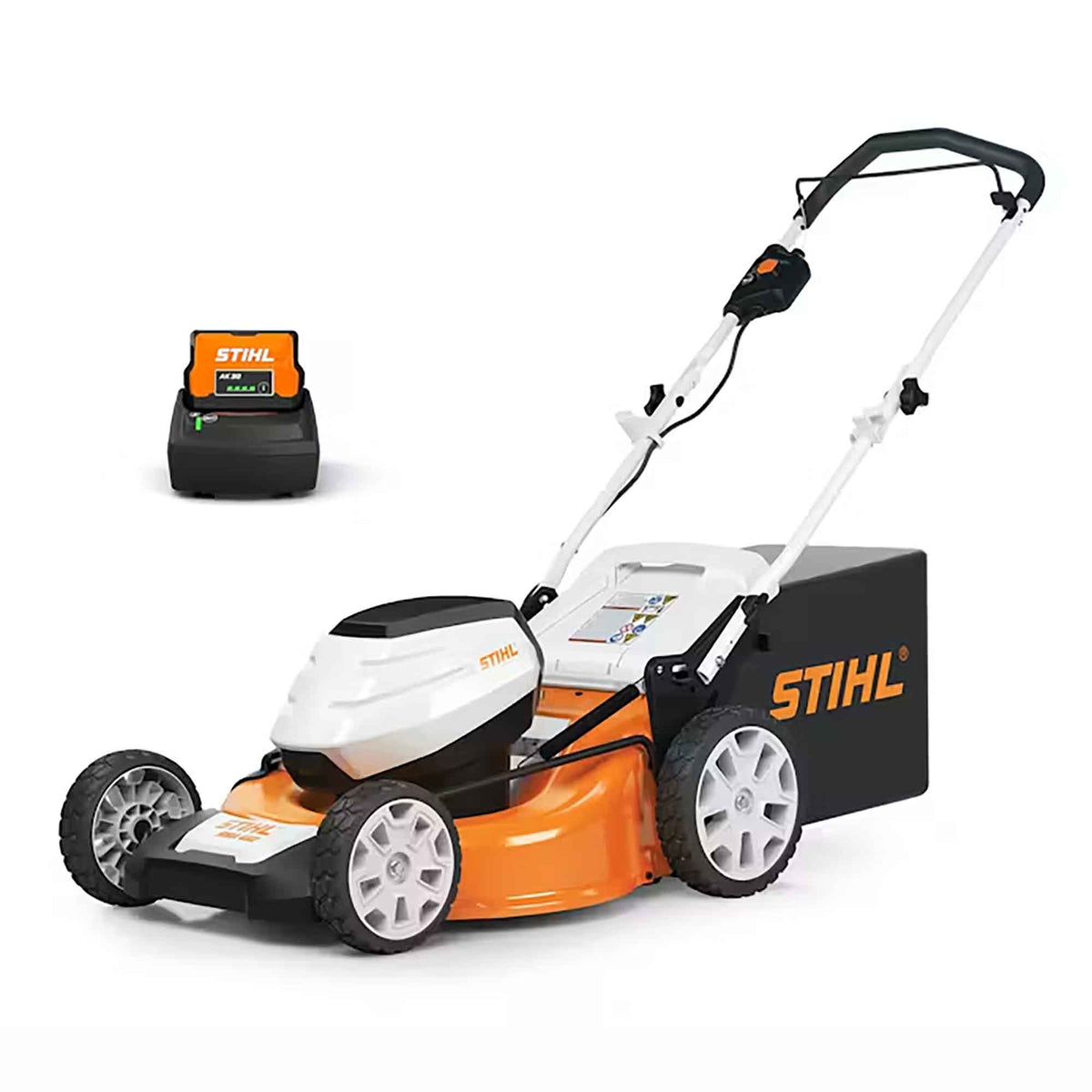 Ensemble d'une tondeuse RMA 460 avec batterie AK 30 et chargeur, 18"