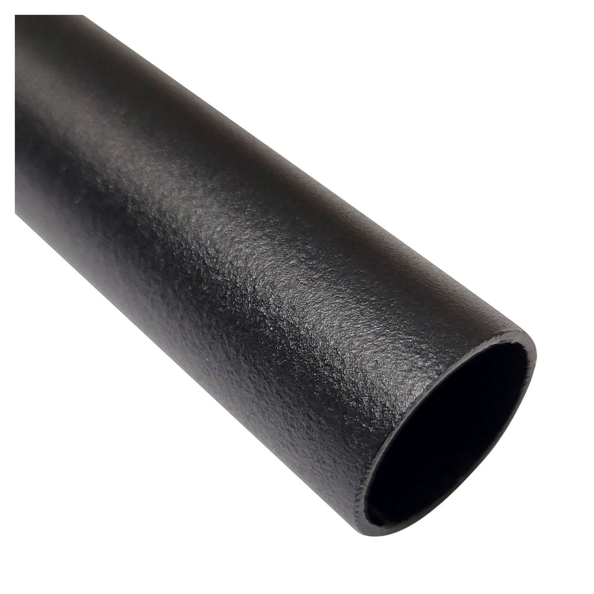 Balustres ronds avec connecteurs en acier noir mat, 26" x 3/4" (10 unités)  