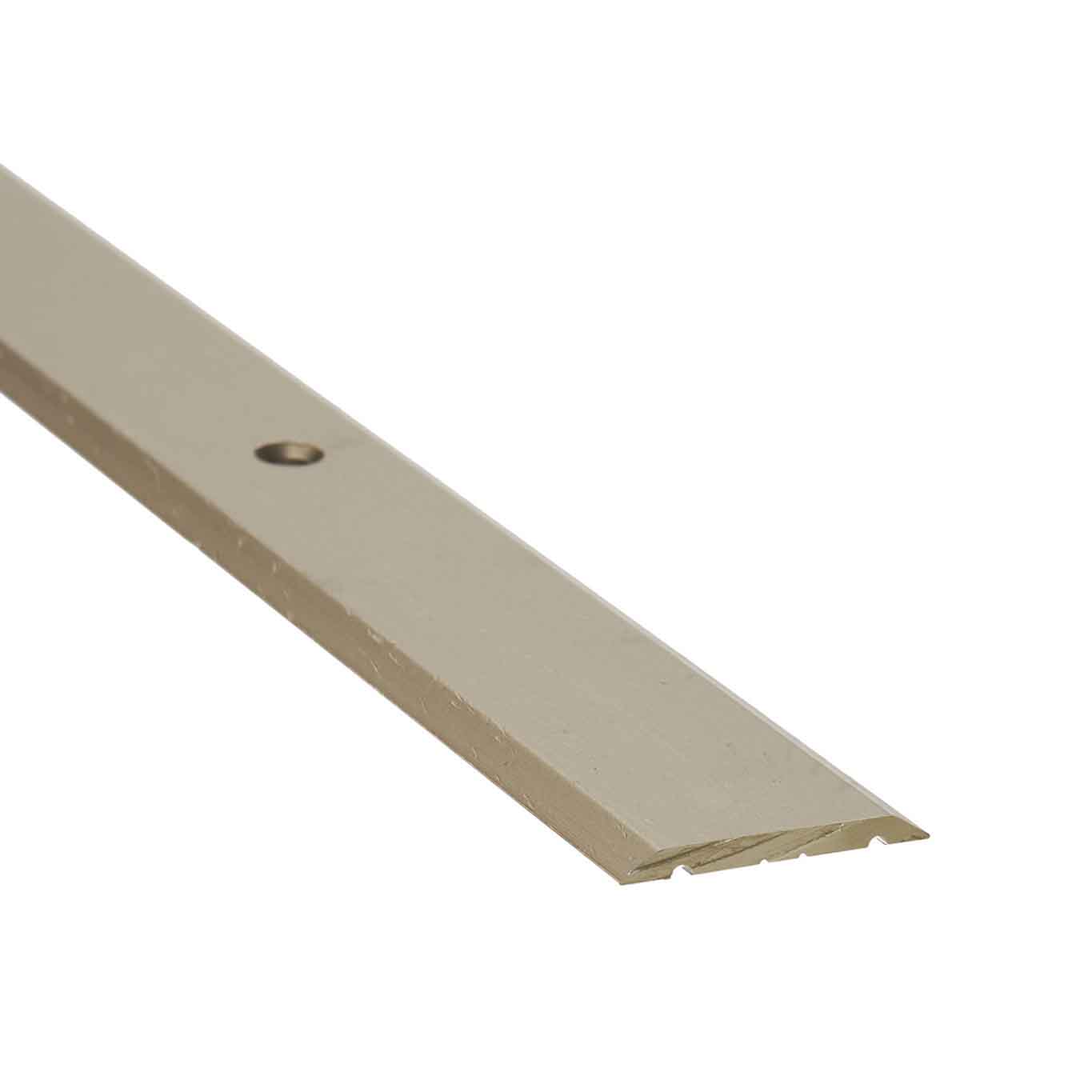 Bordure de joint de plancher titanium martelé, 1" x 6'