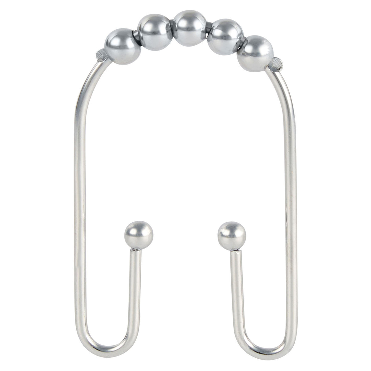 Crochet Clyde pour rideau de douche, 12 unités (chrome)