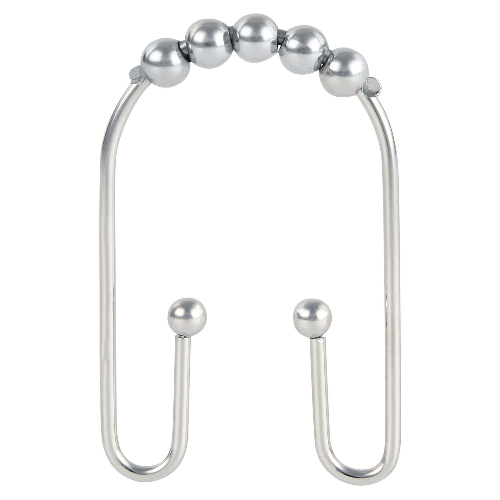 Crochet Clyde pour rideau de douche, 12 unités (chrome)
