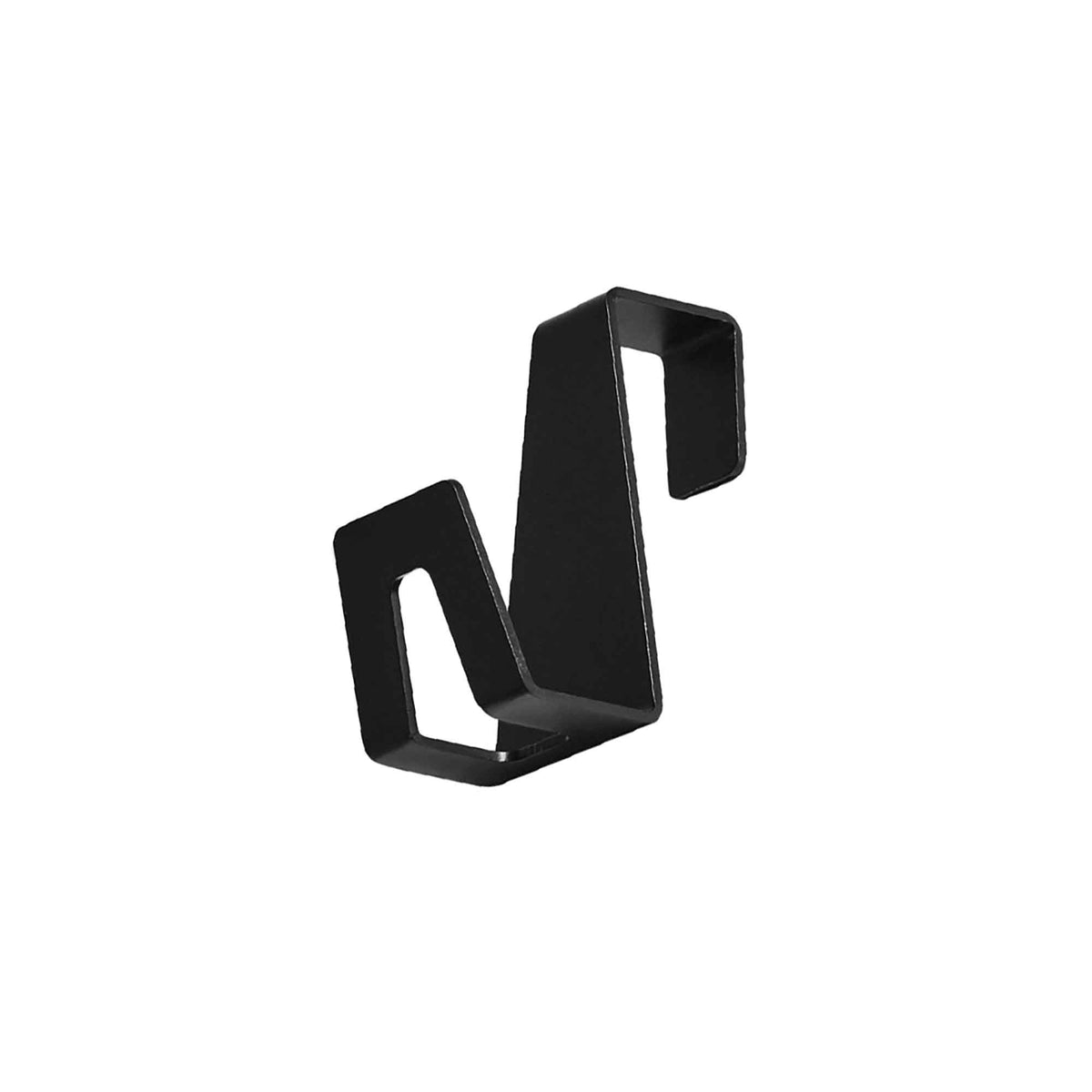 Crochet en acier de 3'' pour clôture, noir (2 unités)