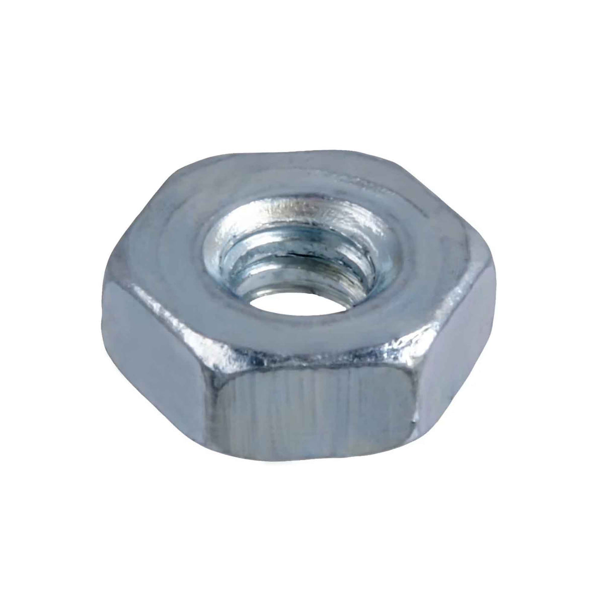 Écrou hexagonal plaqué zinc, #10-24 (100 unités)