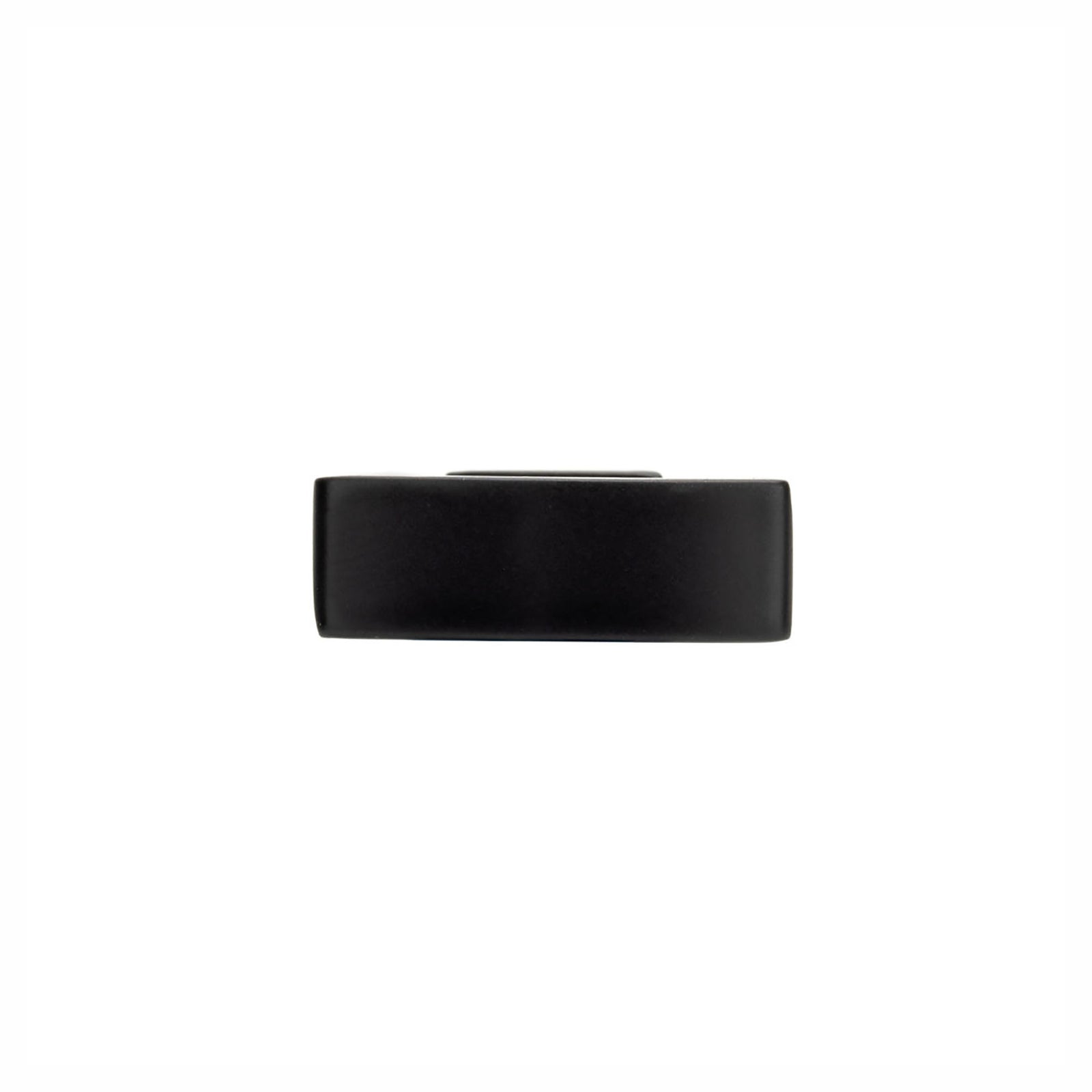 Bouton Rimouski en métal noir mat, 29 mm