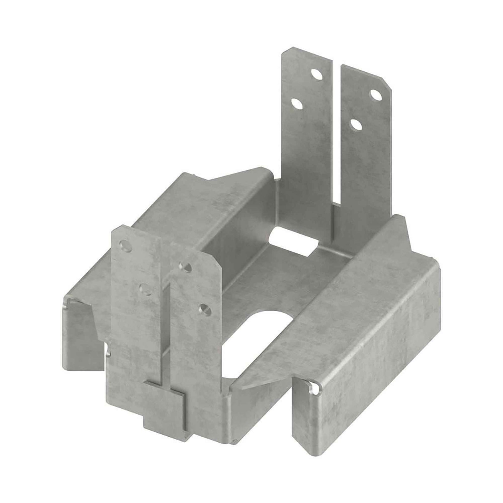 Ancrage de poteau triple en zinc, 4'' x 4''