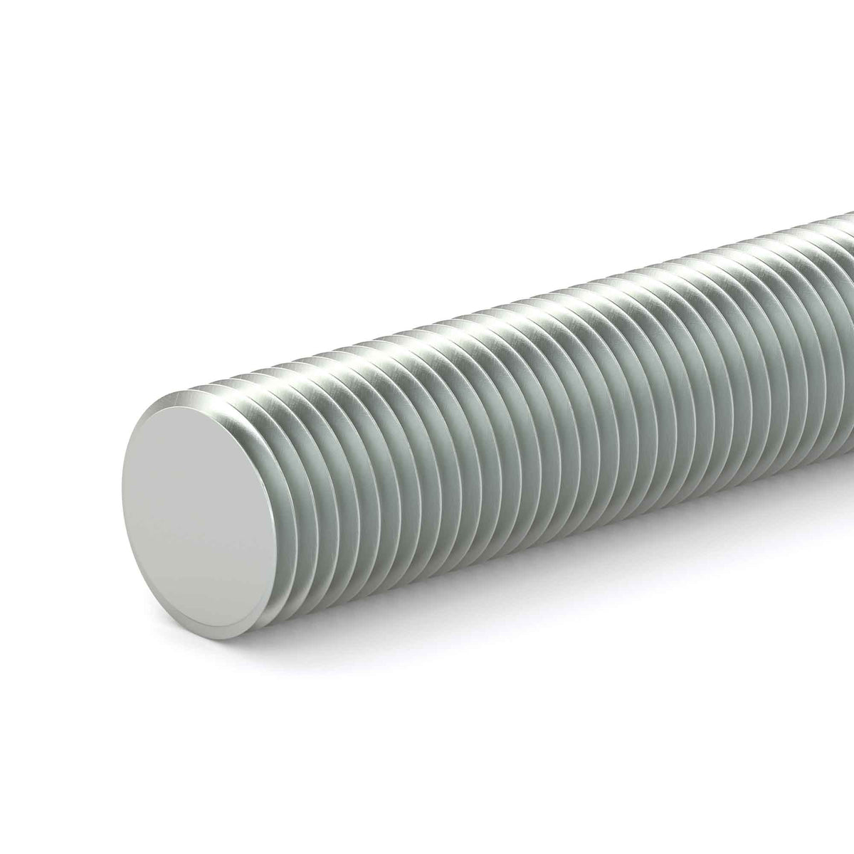 Tige filetée en acier zingué, 1/4'' x 72''