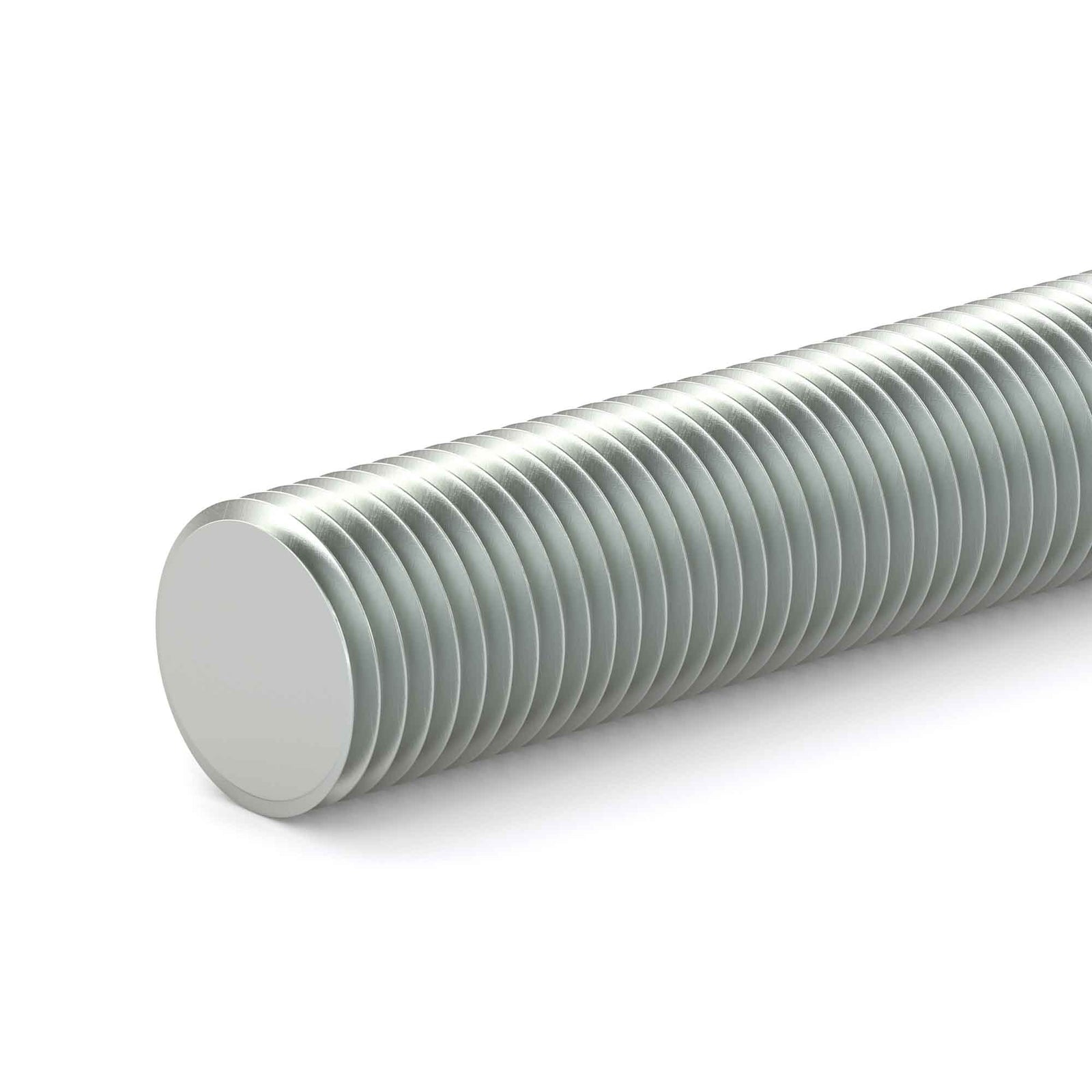 Tige filetée en acier zingué, 1/4'' x 72''