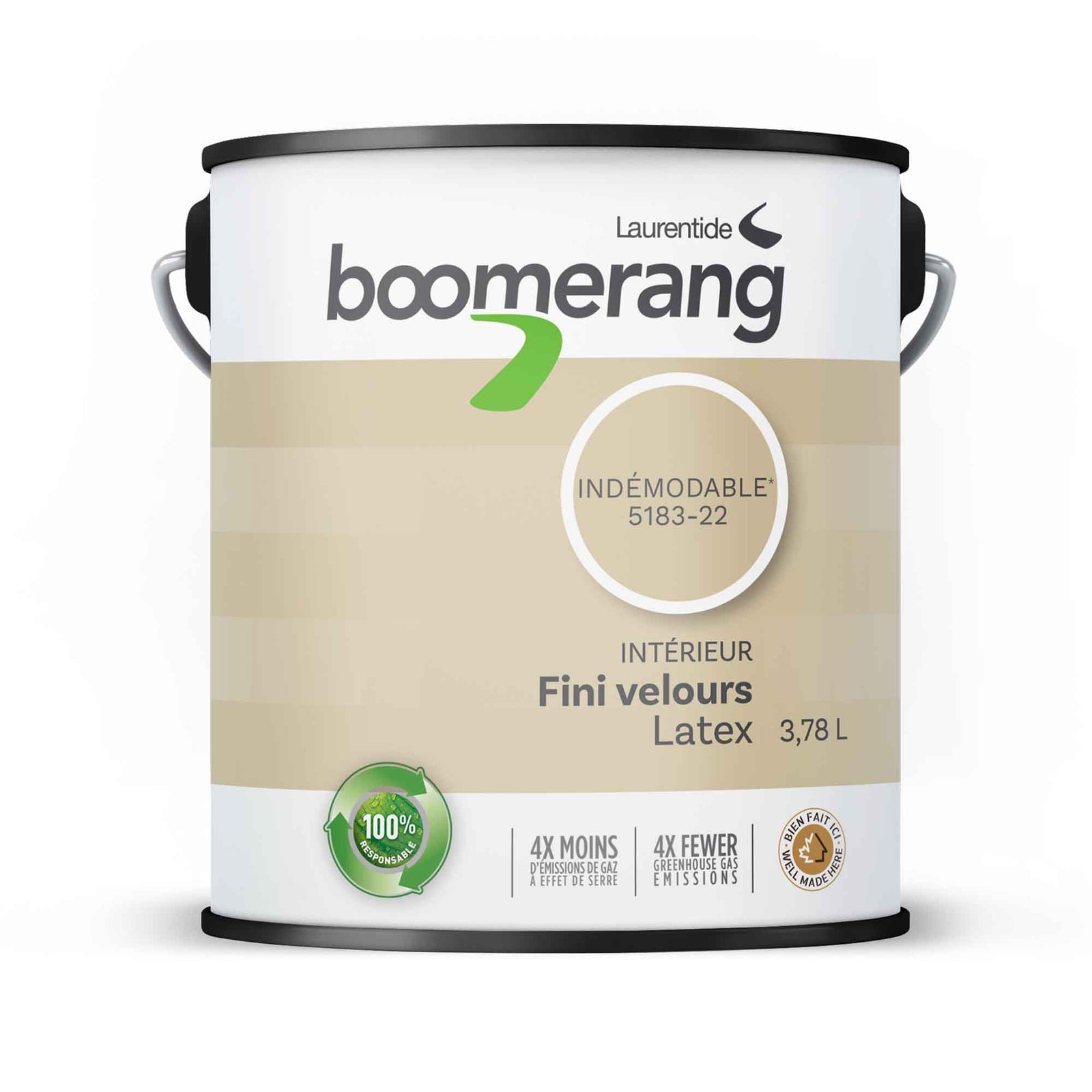 Peinture d’intérieur velours indémodable, 3,78 L