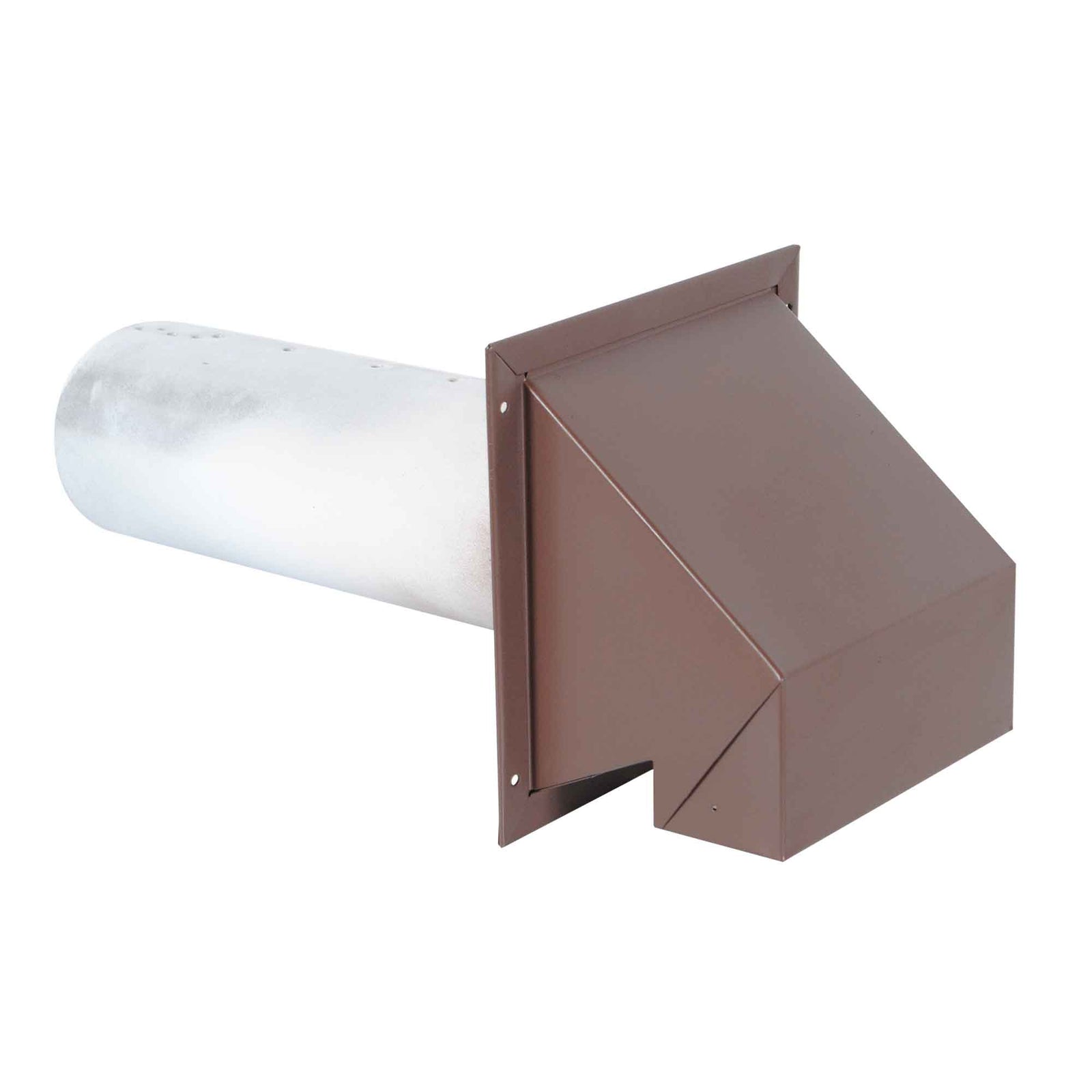 Évent d'évacuation et d'entrée d'air mural robuste R2 peint en brun, 4"