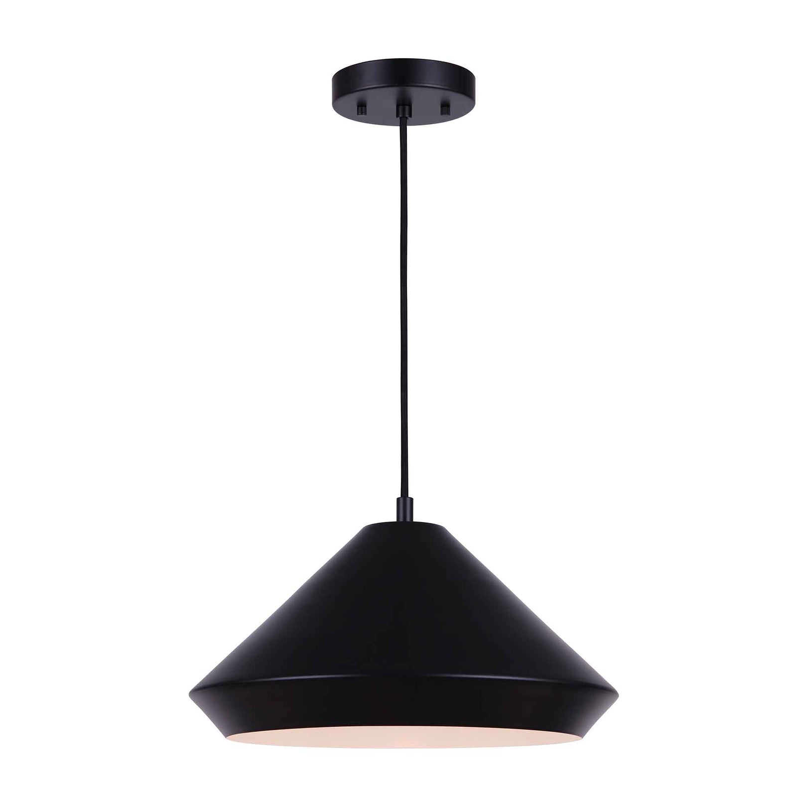 Luminaire suspendu Byck à 1 lumière, 16"