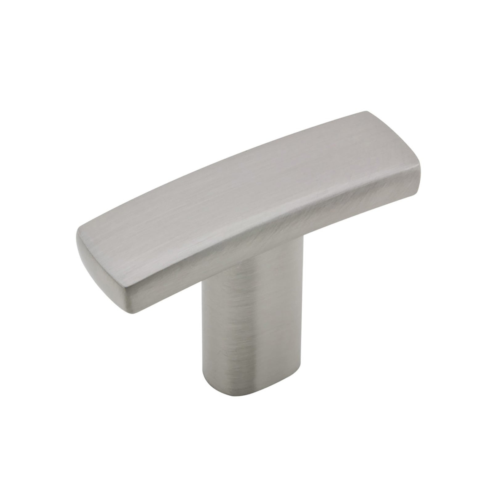 Bouton transitionnel en métal nickel brossé, # 650