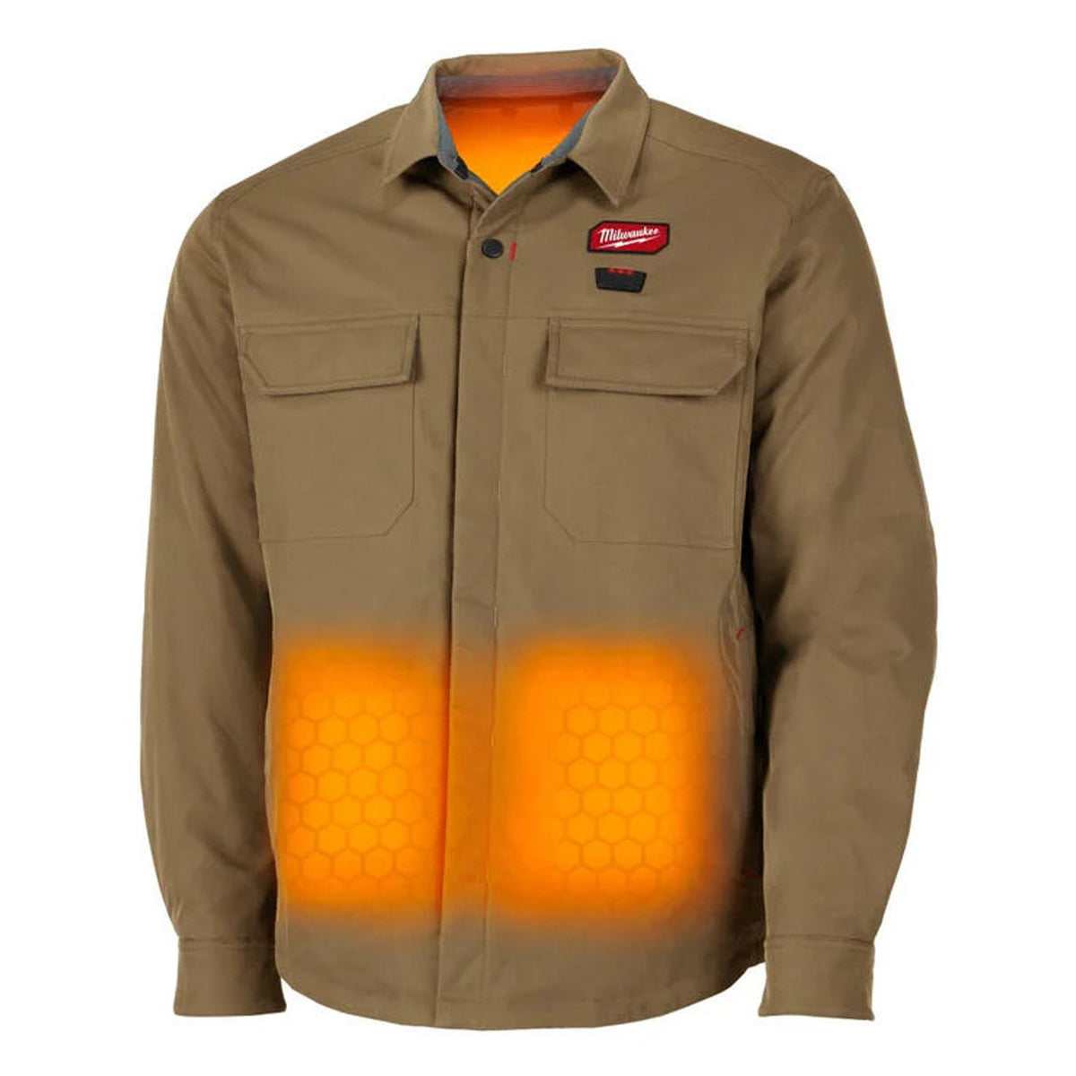 Veste-chemise chauffante M12, 2 T-grand (kaki)