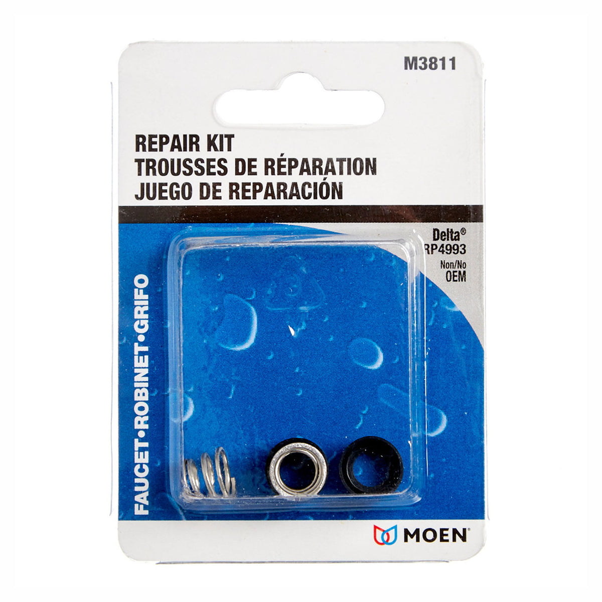 Trousse de réparation pour robinets Delta, 4 pièces