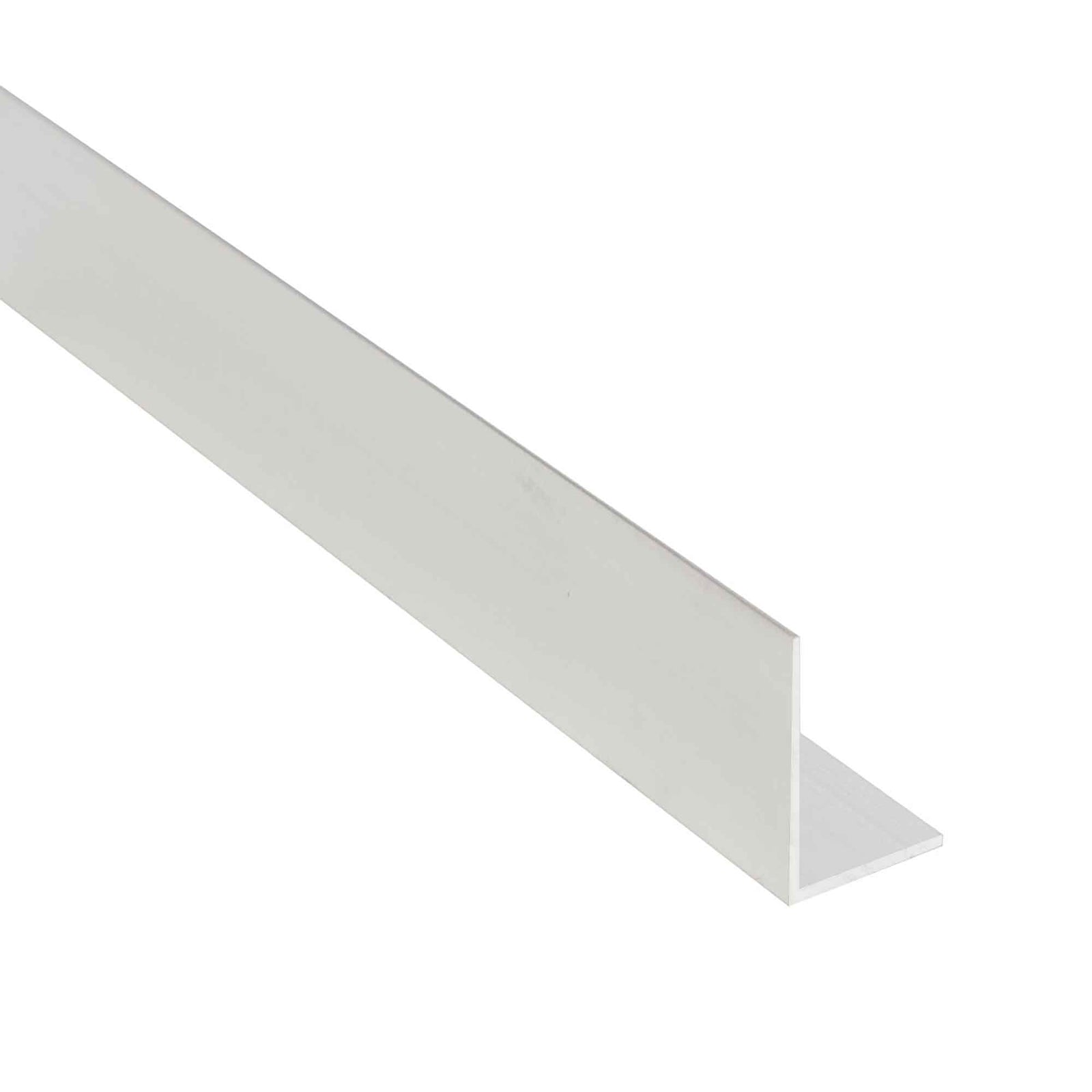 Cornière en aluminium au fini Mira lustré, 3/4" x 3/4" x 8'