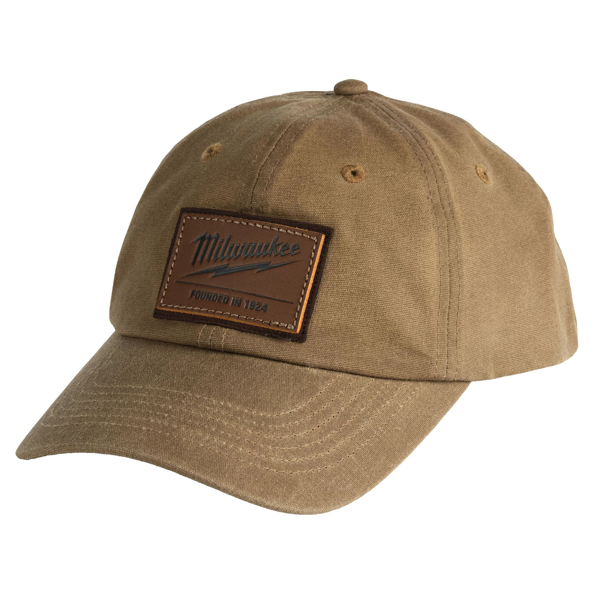 Casquette ajustable en toile cirée, taille unique (kaki) 