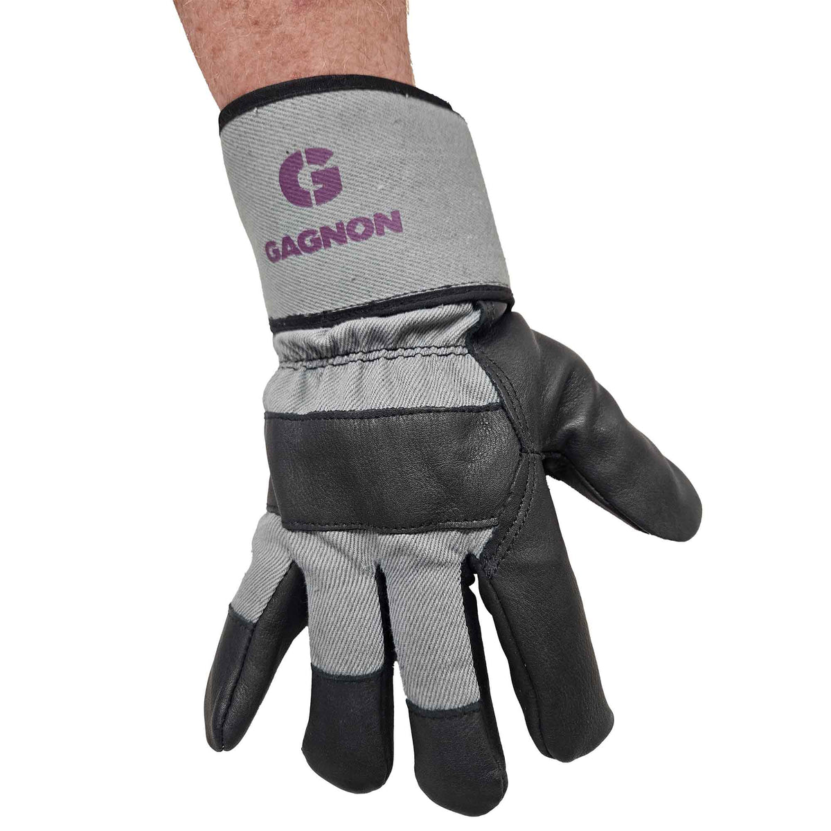 Gant de travail renforcé en cuir de vache pleine fleur avec doublure, grand