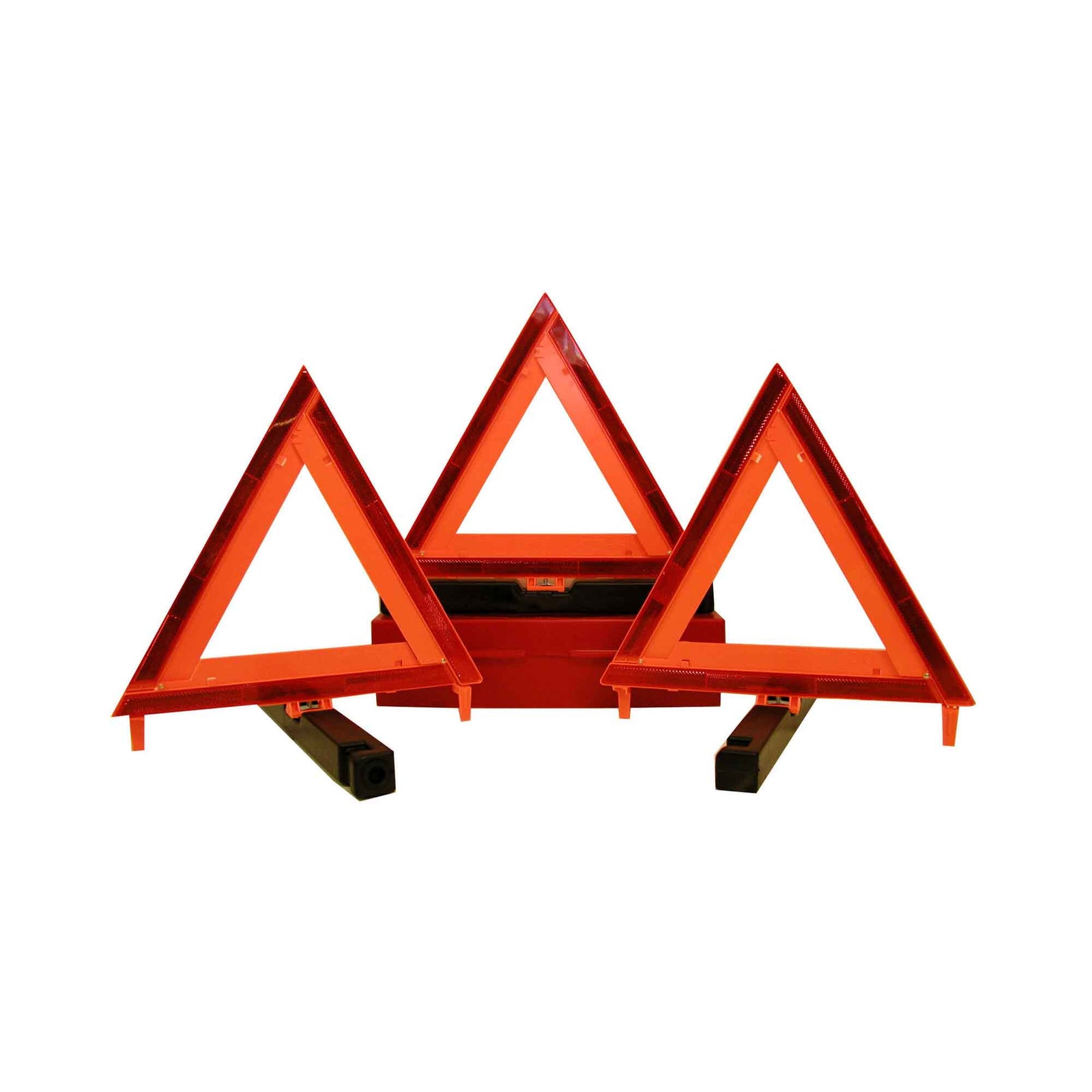 Peterson 449 Triangles d'urgence avertisseurs orange fluorescent, 3 pièces