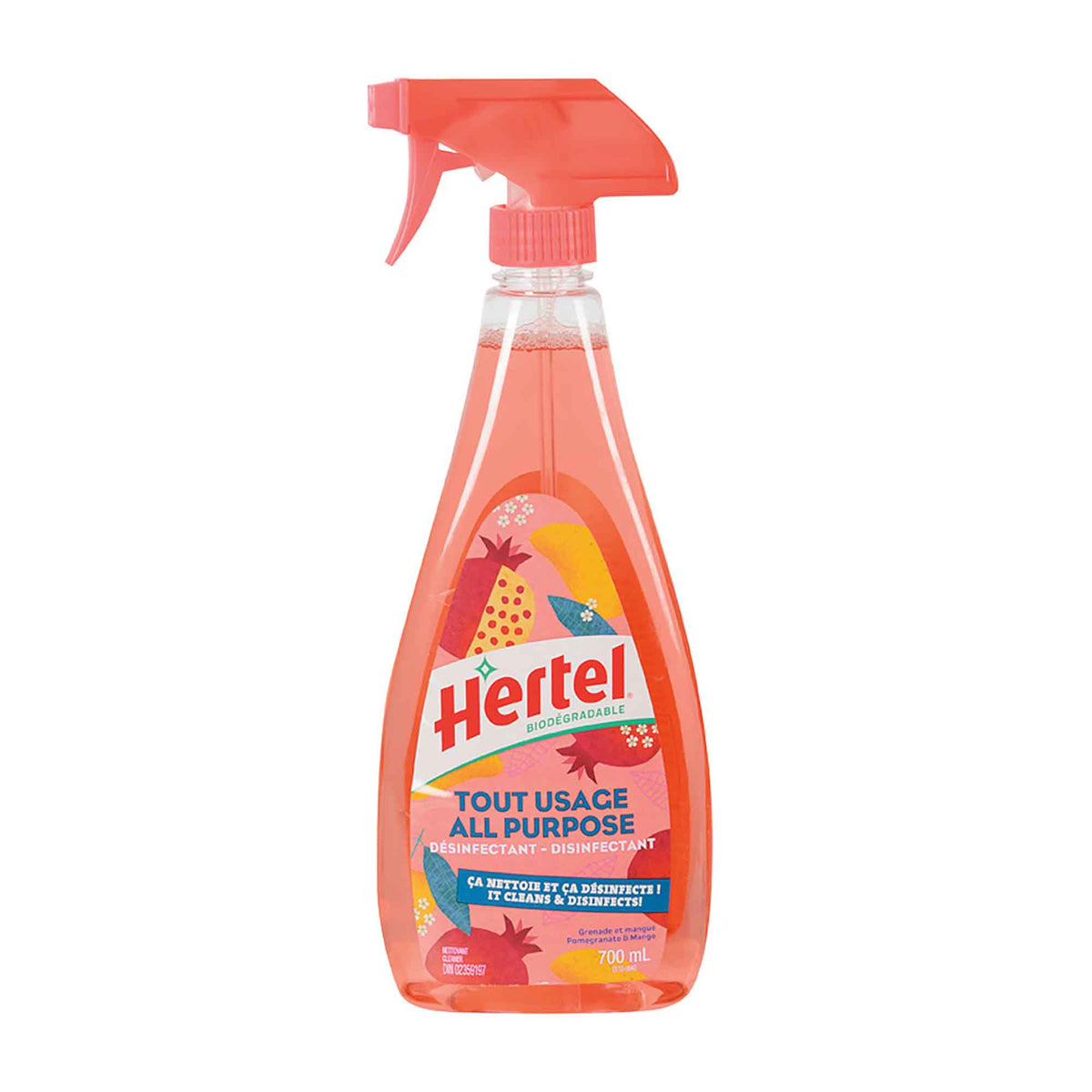 Nettoyant tout usage avec parfum de grenade et mangue, 700 ml 