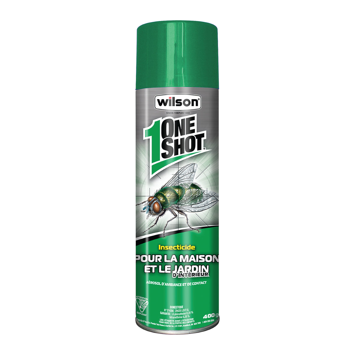 Insecticide pour la maison et jardin intérieur WILSON ONE SHOT