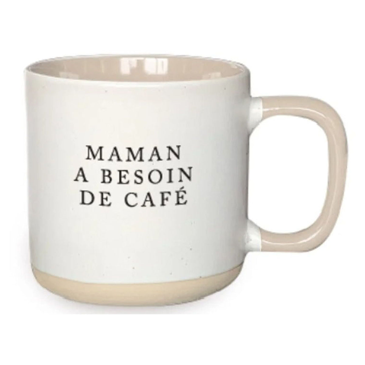 Tasse à café "MAMAN A BESOIN DE CAFÉ", 4" x 4"