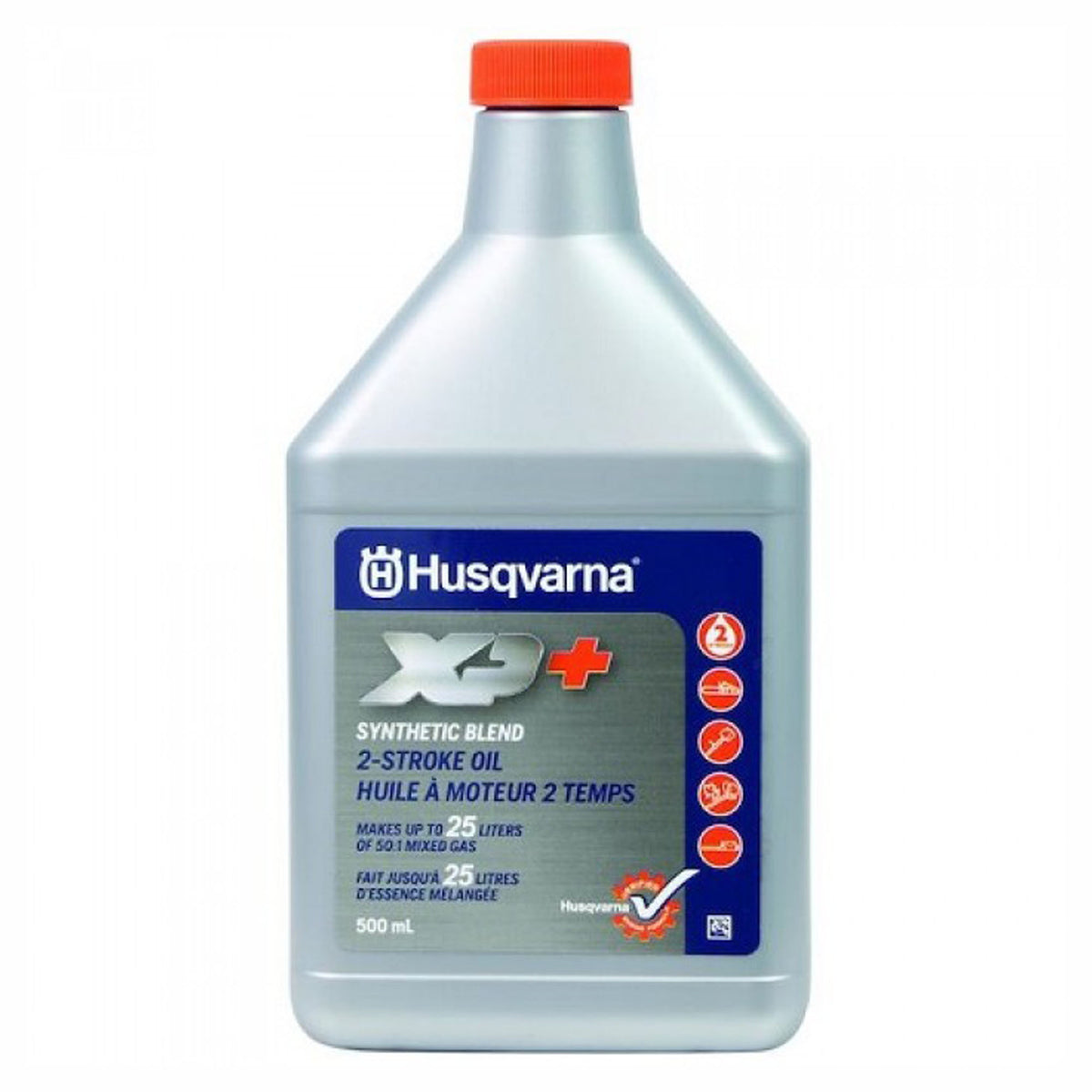 Huile synthétique pour moteur à 2 temps XP+, 500 ml