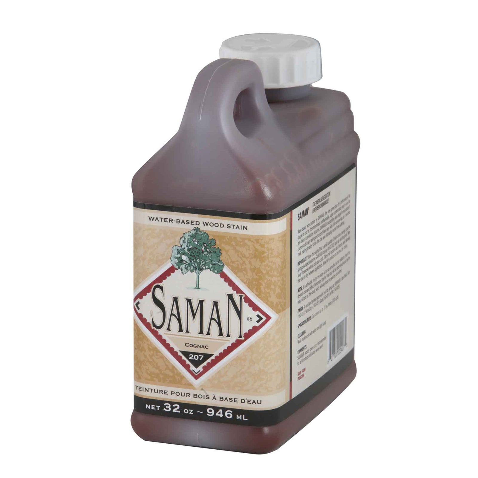 Teinture pour bois à base d'eau Cognac, 946 ml                   