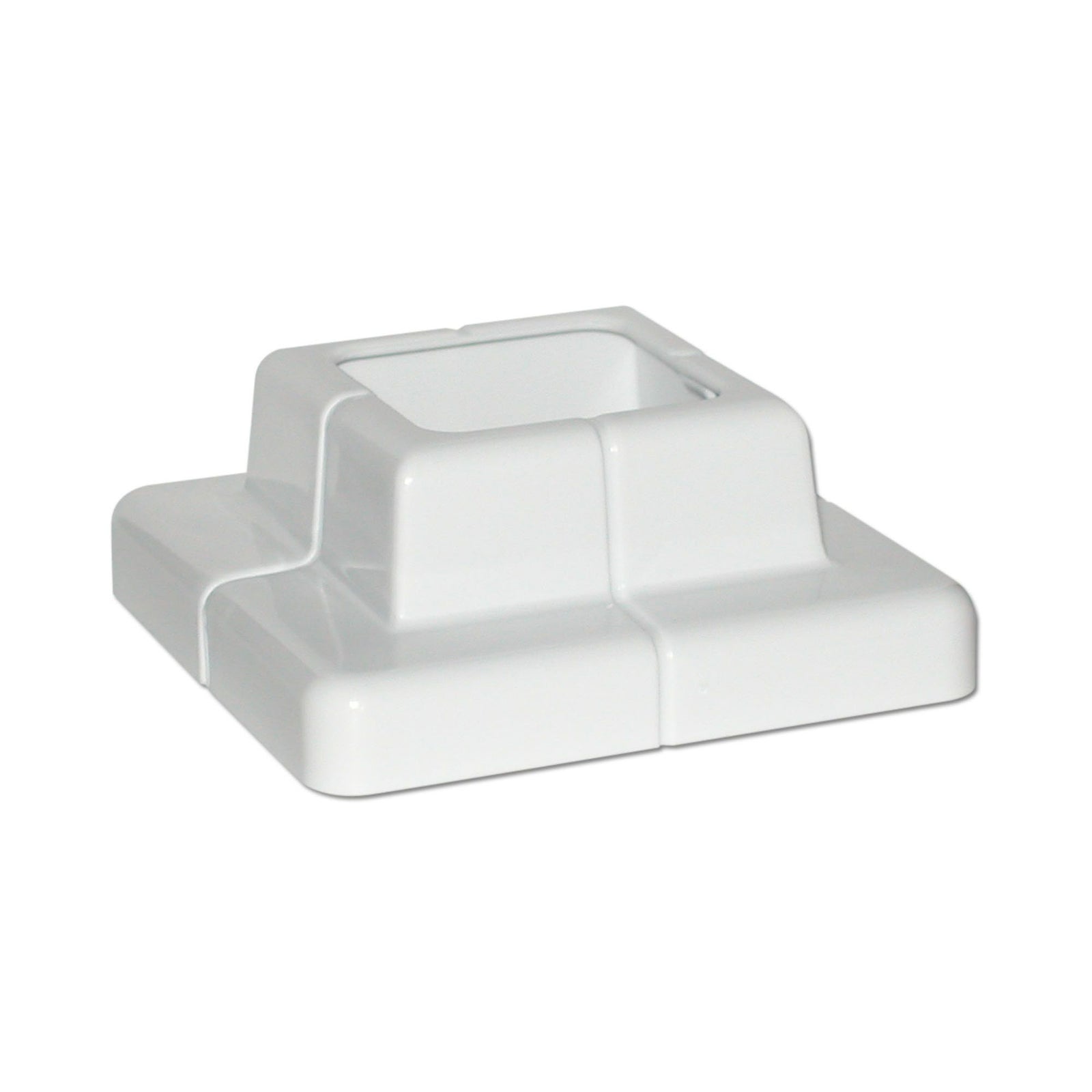 Cache-base pour poteau de 2'' x 2'', blanc