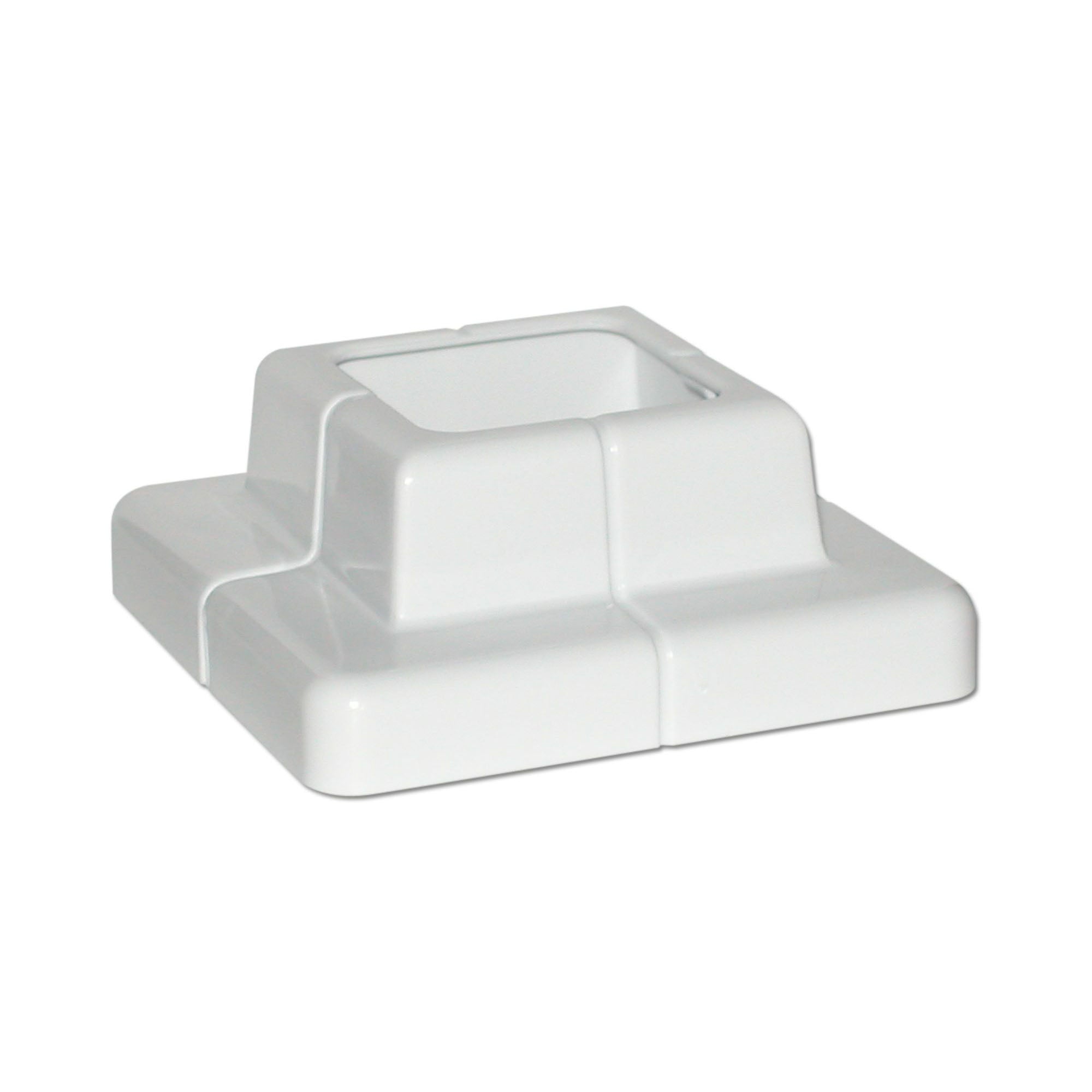 Cache-base pour poteau de 2'' x 2'', blanc