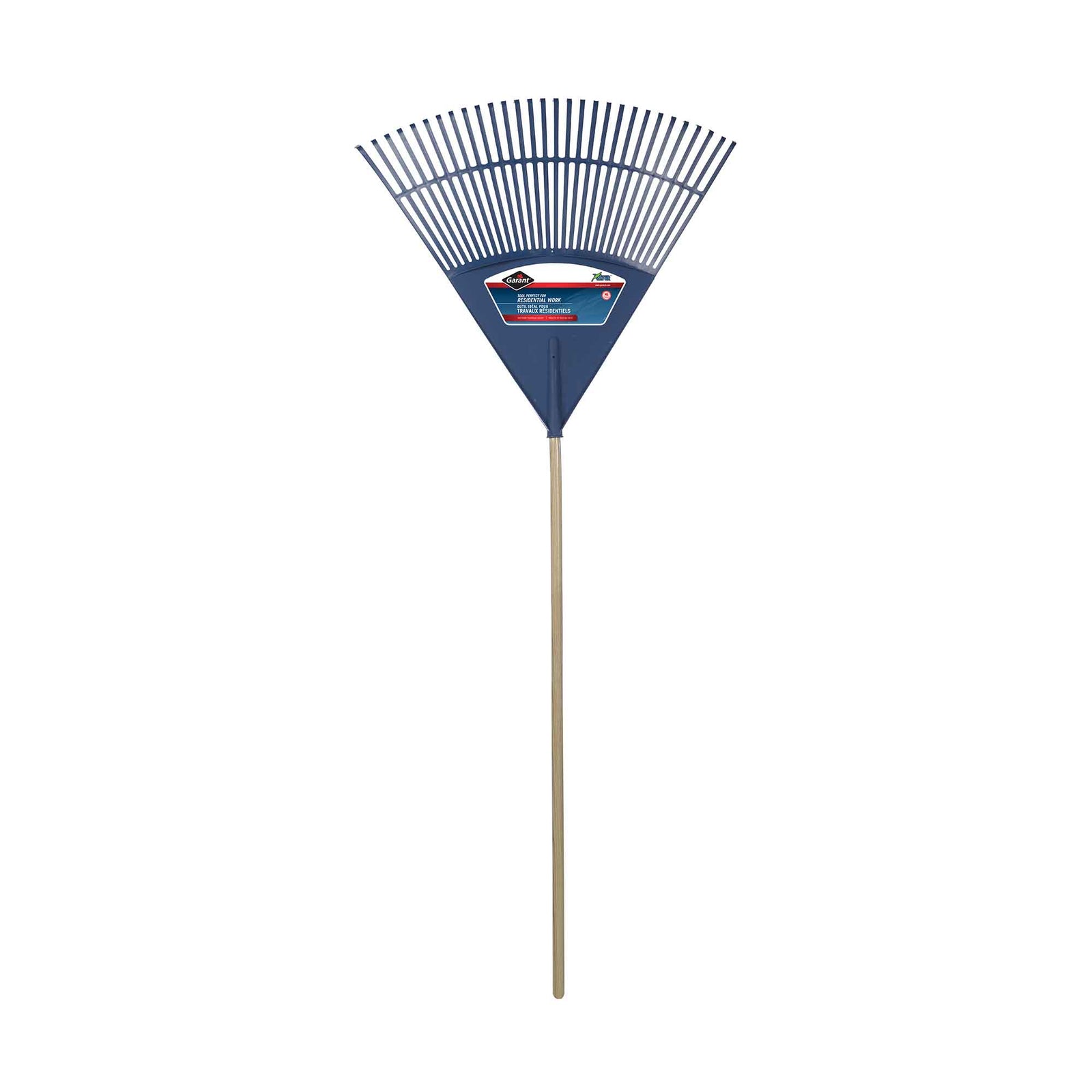 Balai à feuilles en polyéthylène, 30 dents 