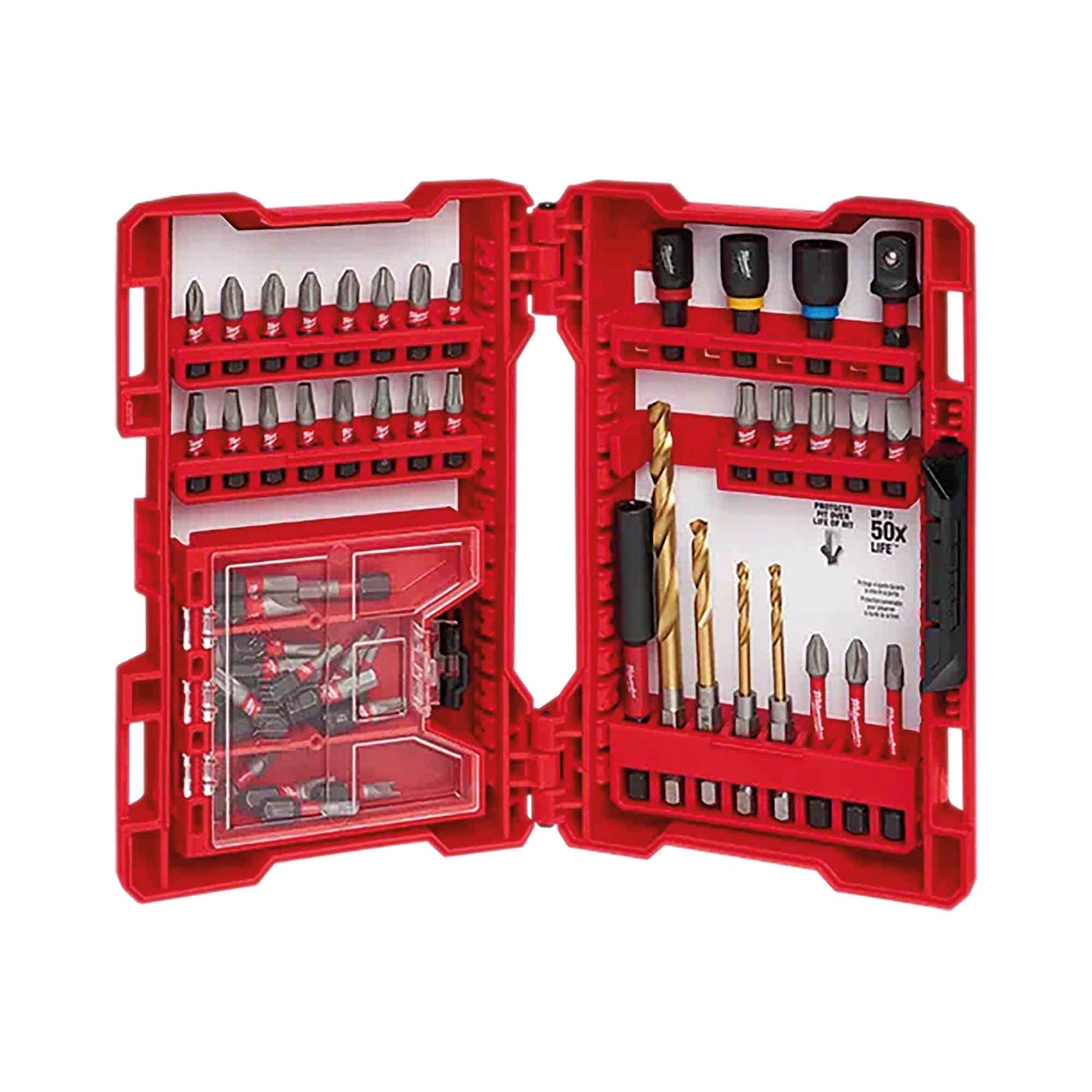 Ensemble d'embouts de tournevis à choc pour électricien, 52 pièces