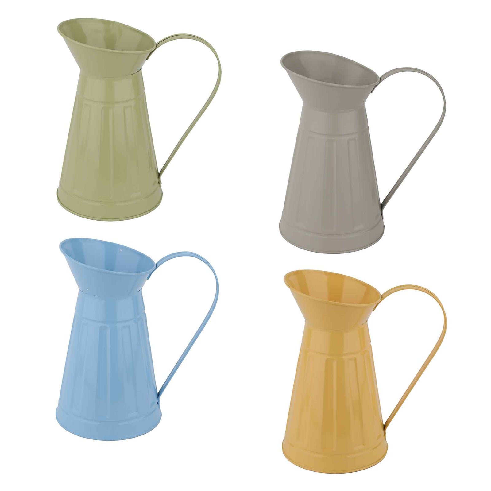 Pichet en métal, 9,45'' (choix entre 4 couleurs)