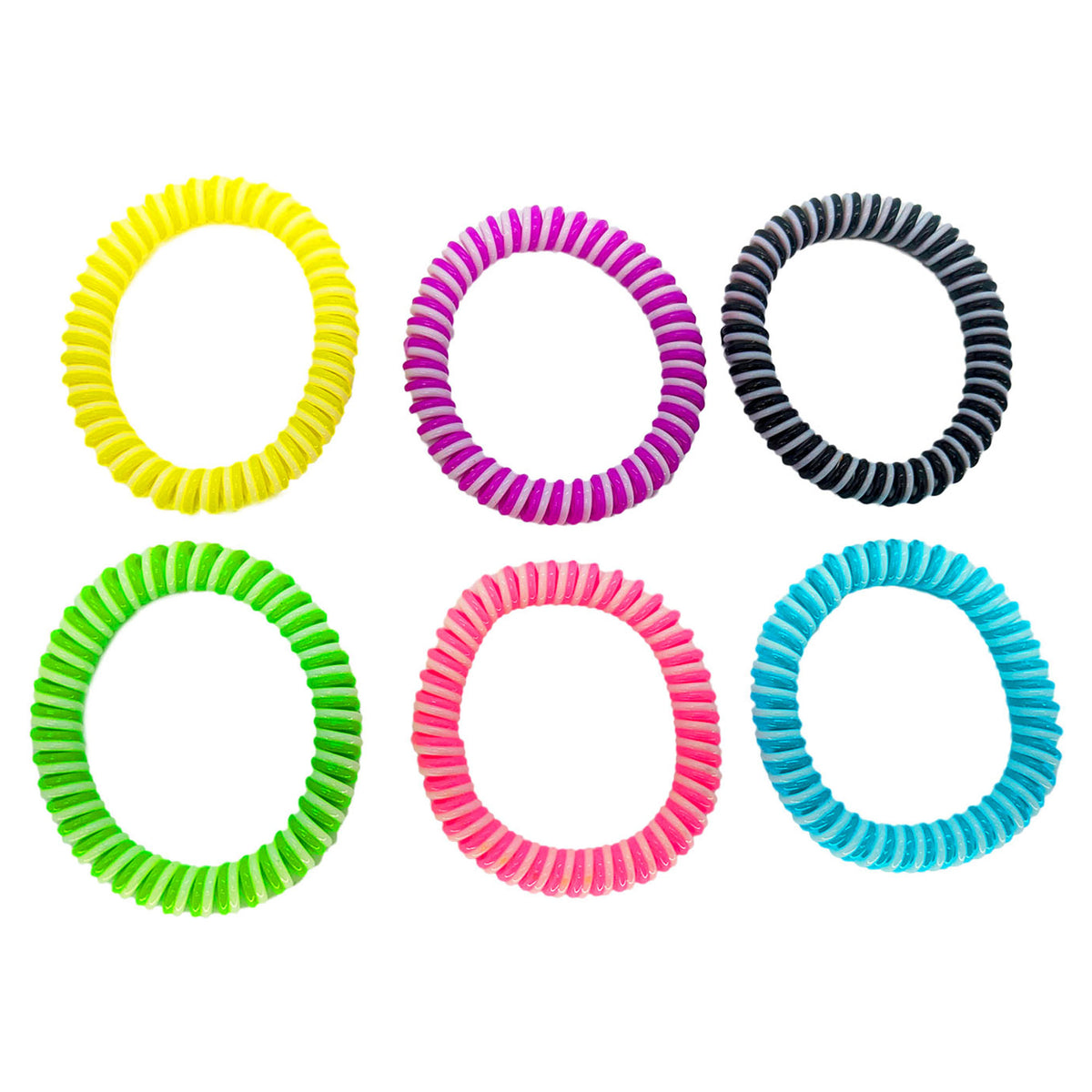 Bracelet anti-moustique, couleurs assorties