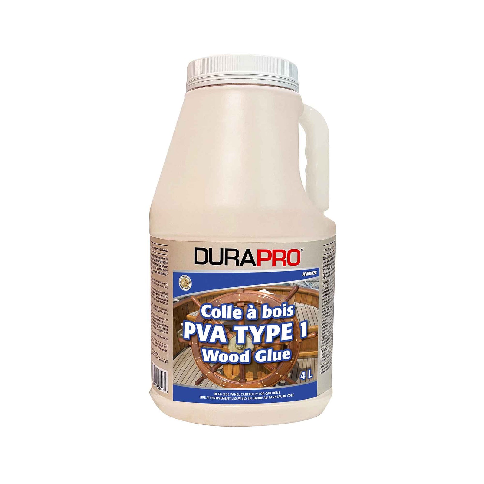 Colle à bois PVA Type 1, 4 L