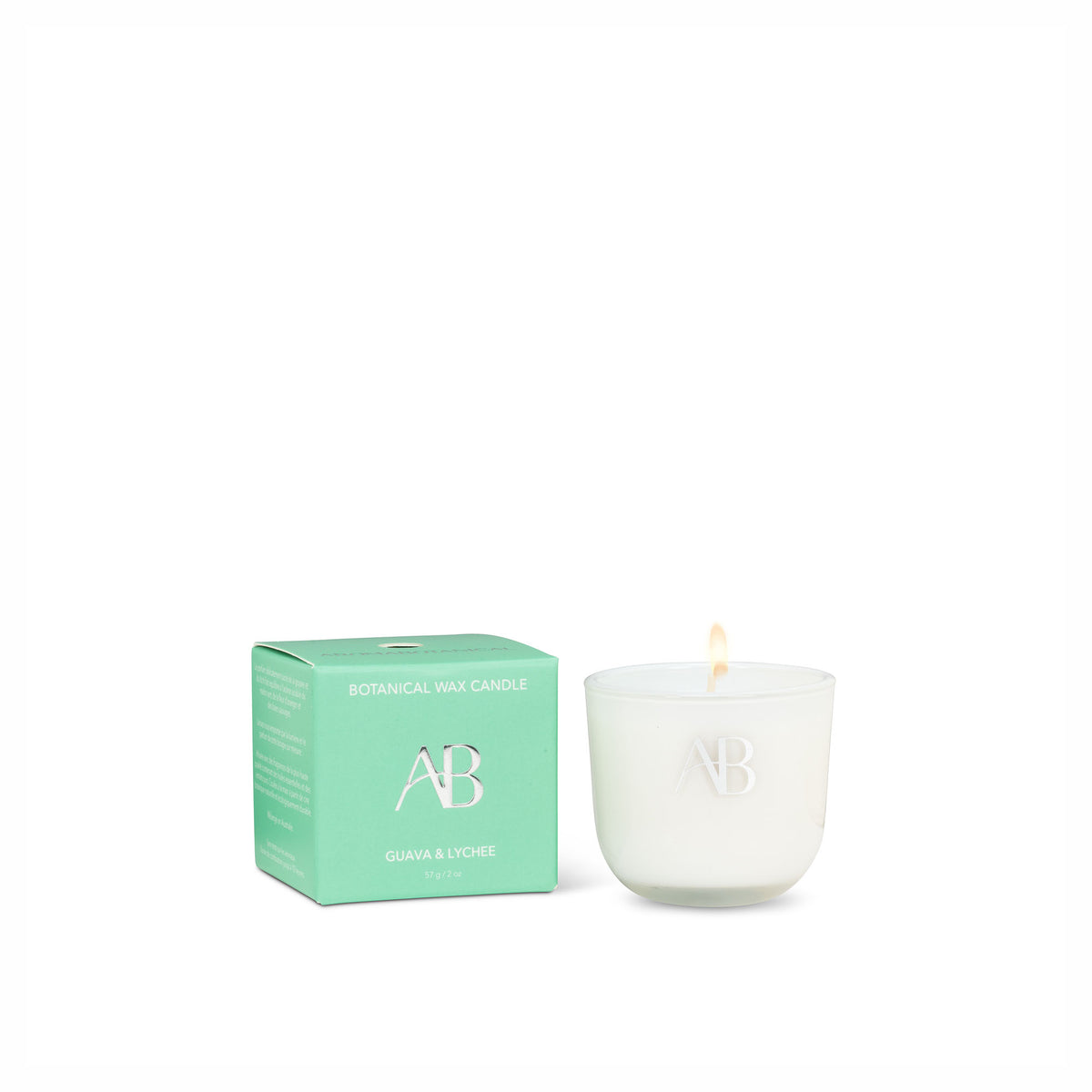 Chandelle au parfum de goyave et litchi, 57 g