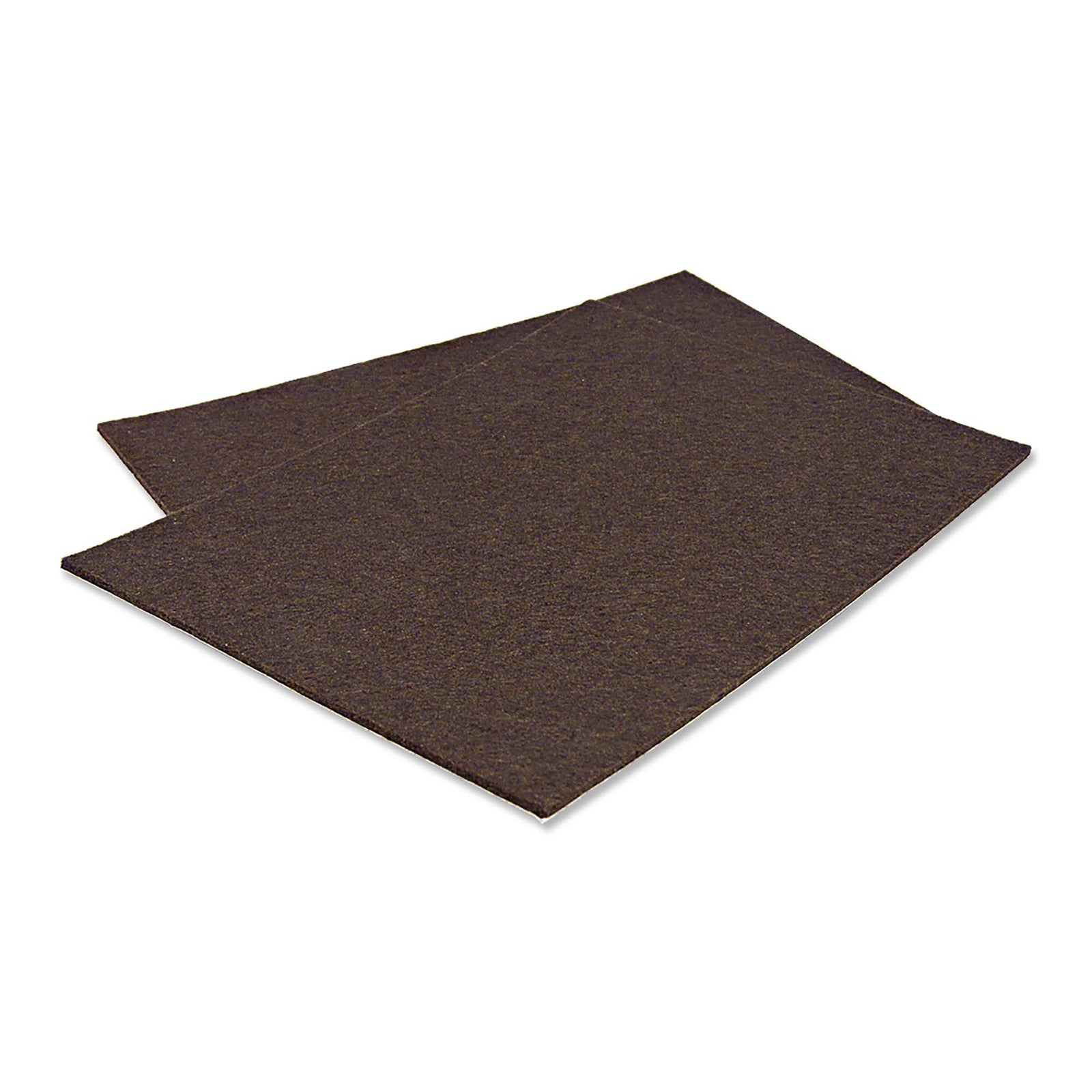 Coussinets autoadhésifs en feutre intermédiaire en forme de feuille PRO-TEC de 4-1/4'' x 6'', paquet de 2