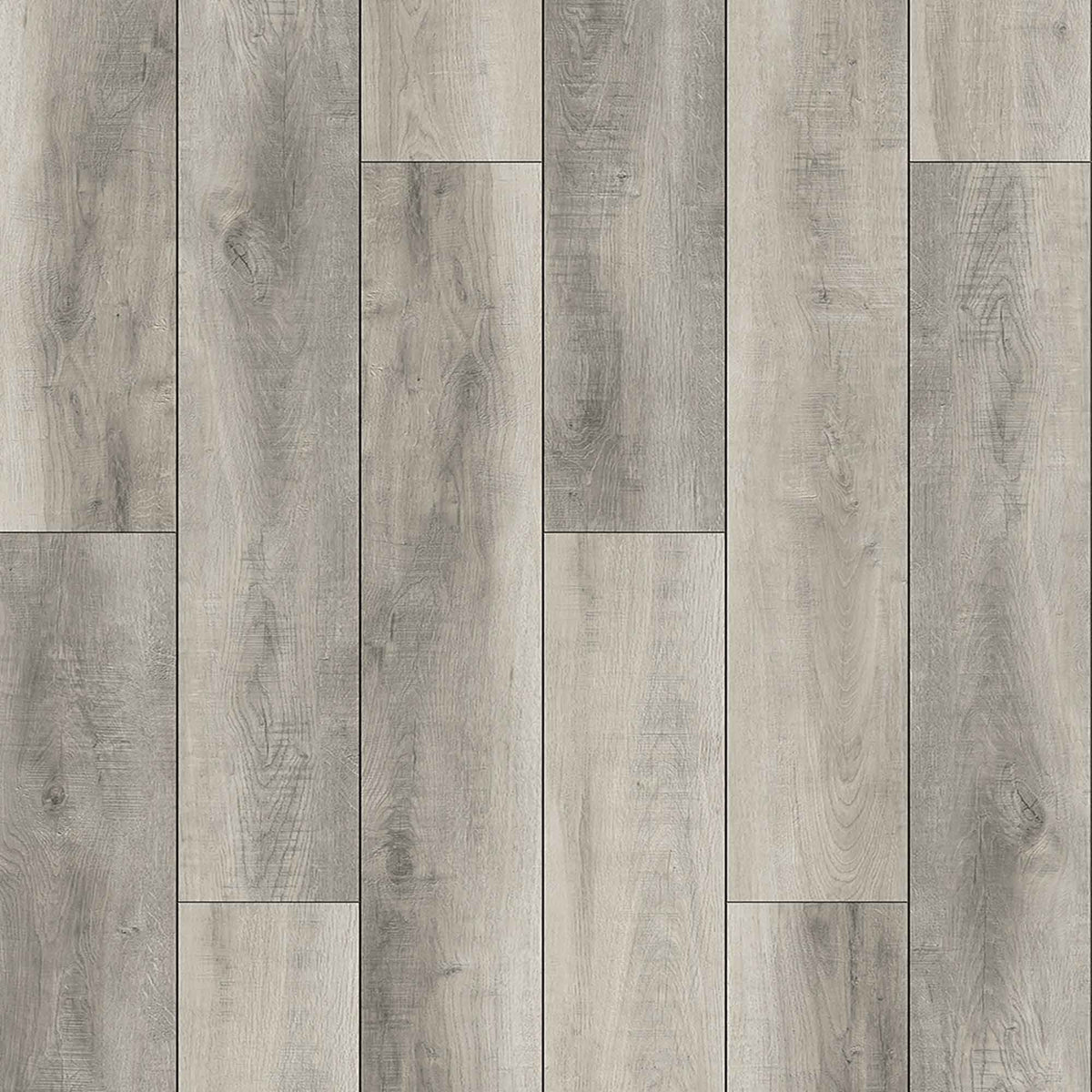 Plancher de vinyle SPC Yukon Grey de 4,5 mm, 5'' x 48''