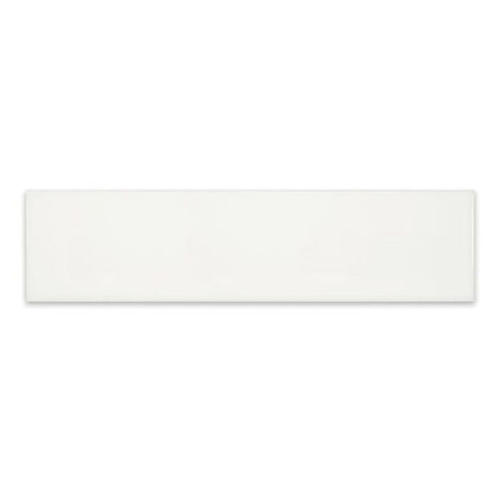 Carreau de céramique murale Subway Classic blanc lustré, 4'' x 16'' (10,76 pi2)