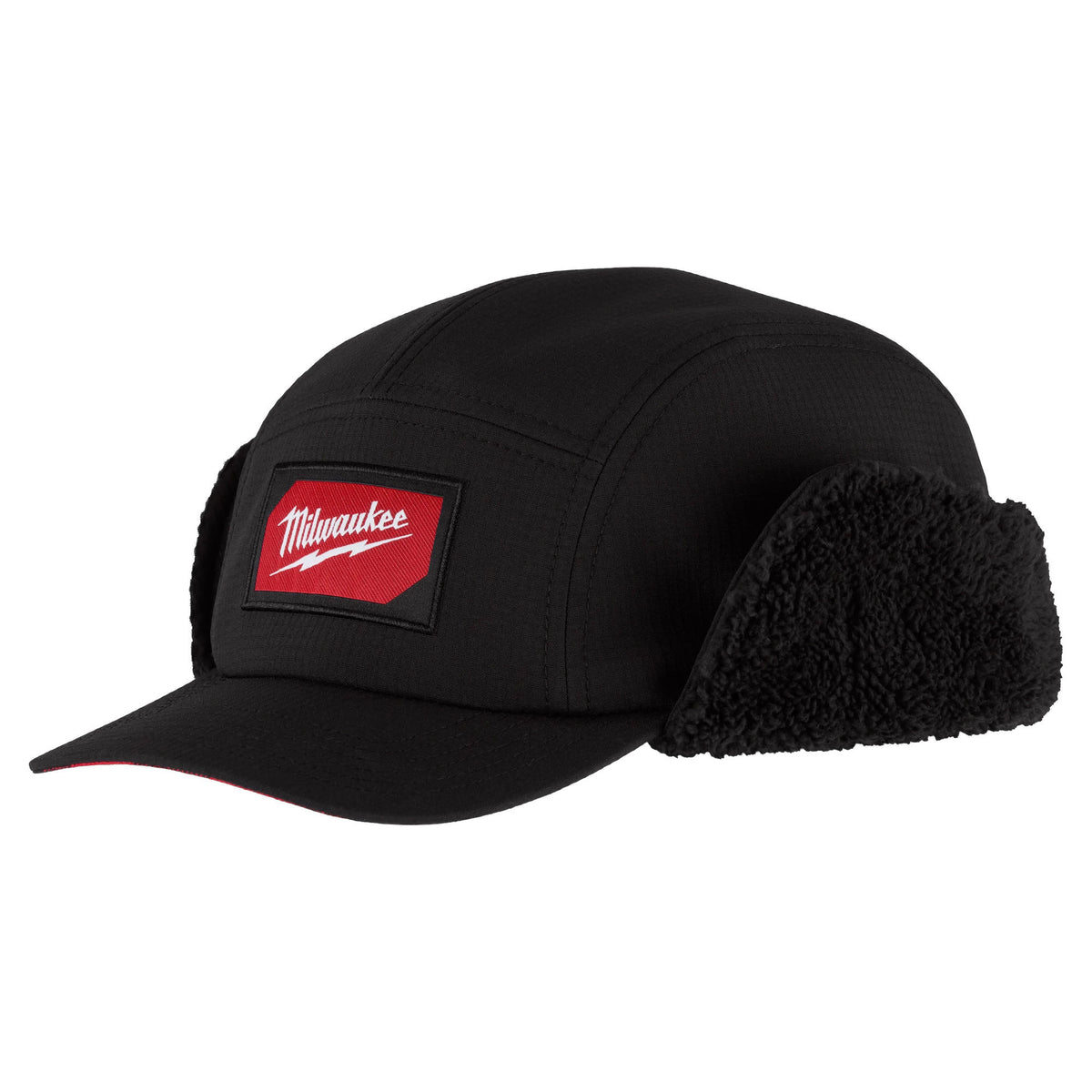 Casquette de travail doublée en sherpa, noir (petit / moyen)