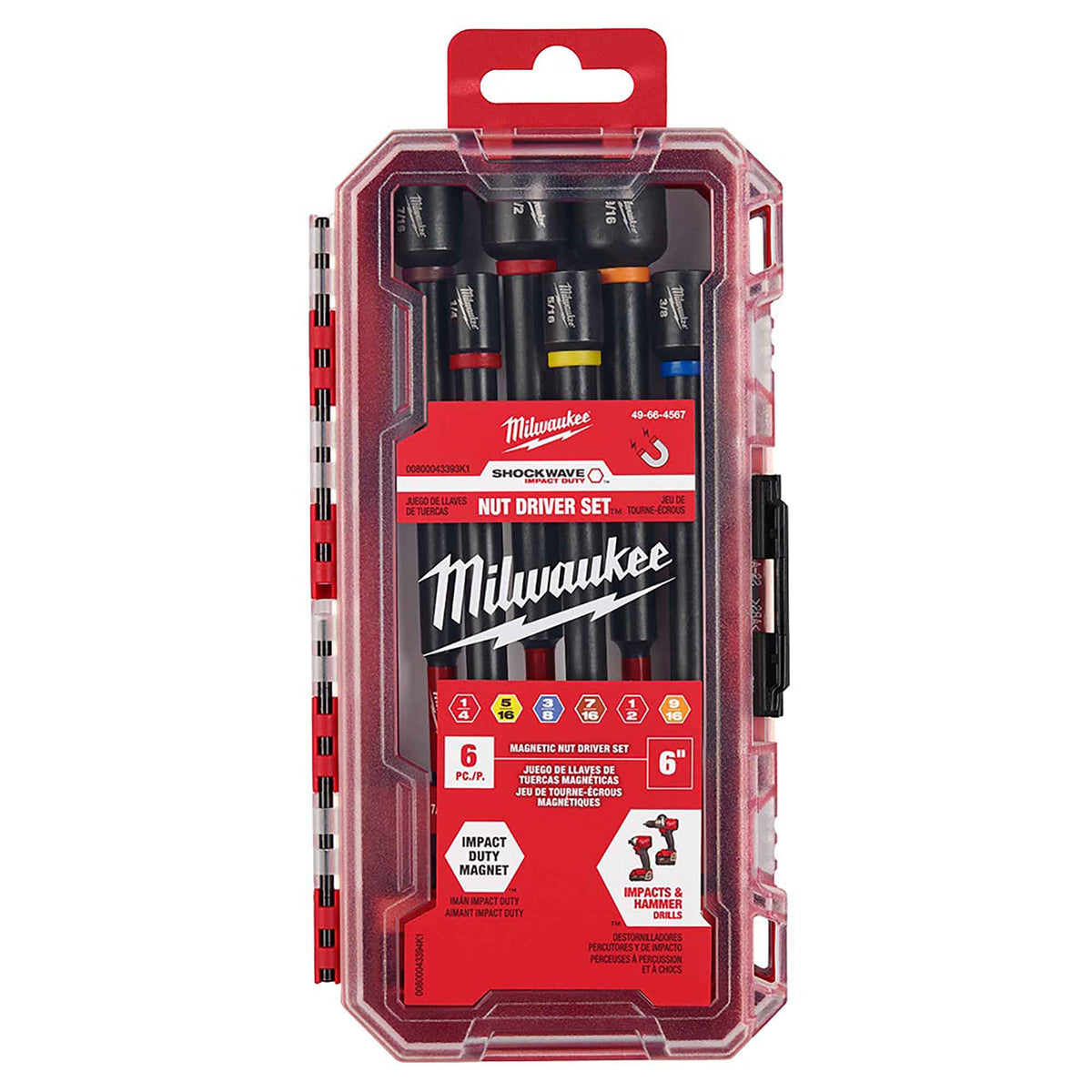Ensemble de tourne-écrous magnétiques SHOCKWAVE, 6'' (6 pièces)
