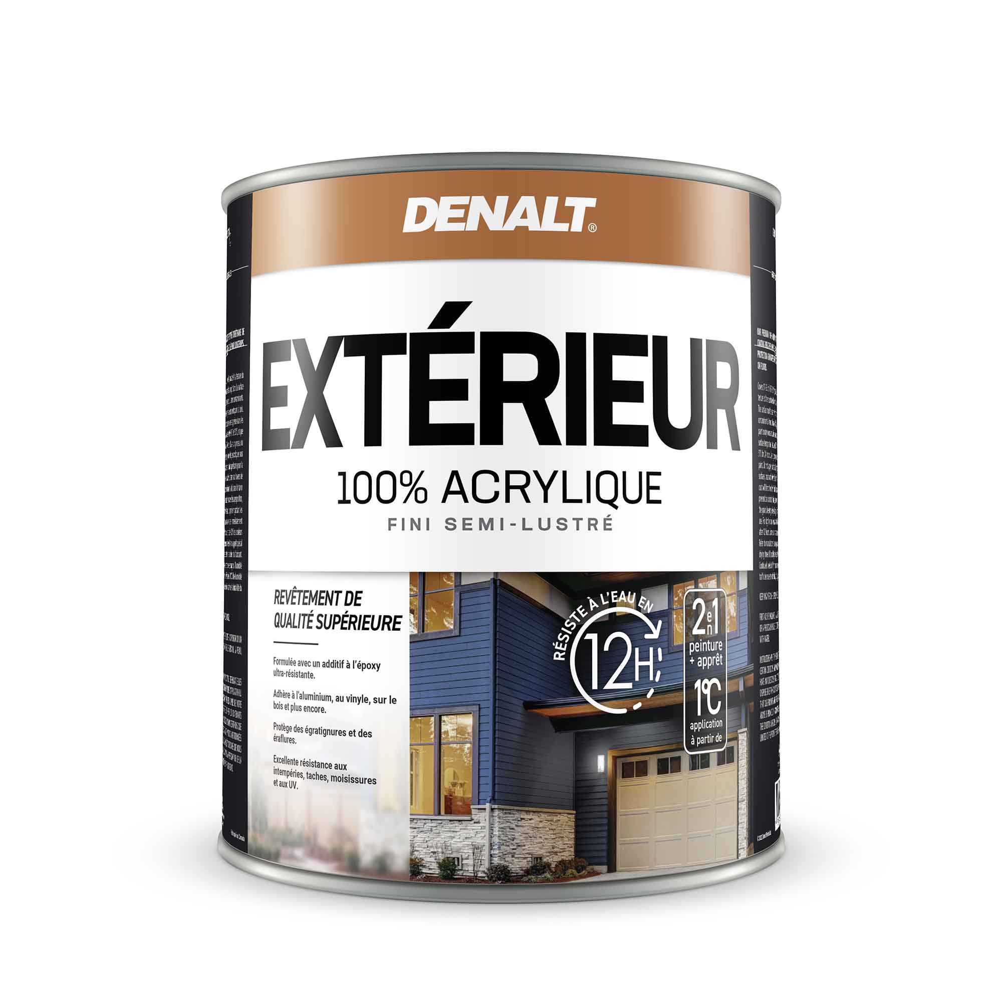 Revêtement Extérieur 100 % acrylique semi-lustré base neutre, 927 ml