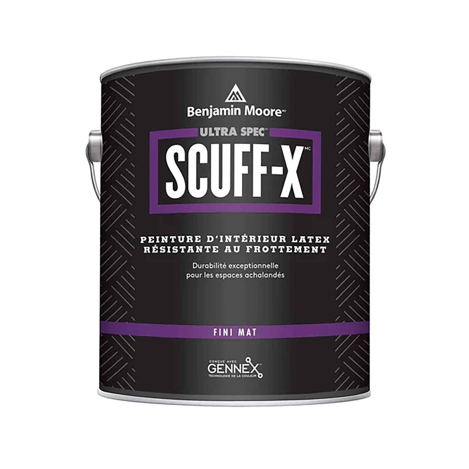 Peinture d'intérieur au latex Scuff-X mat base 2, 3,79 L