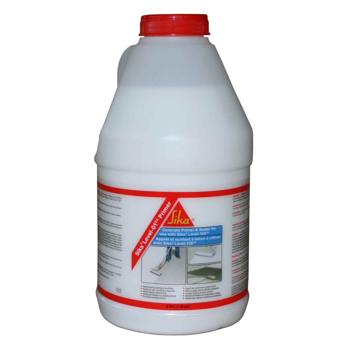 Apprêt et scellant à béton Sika Level-01 Primer CA, 3,78 L