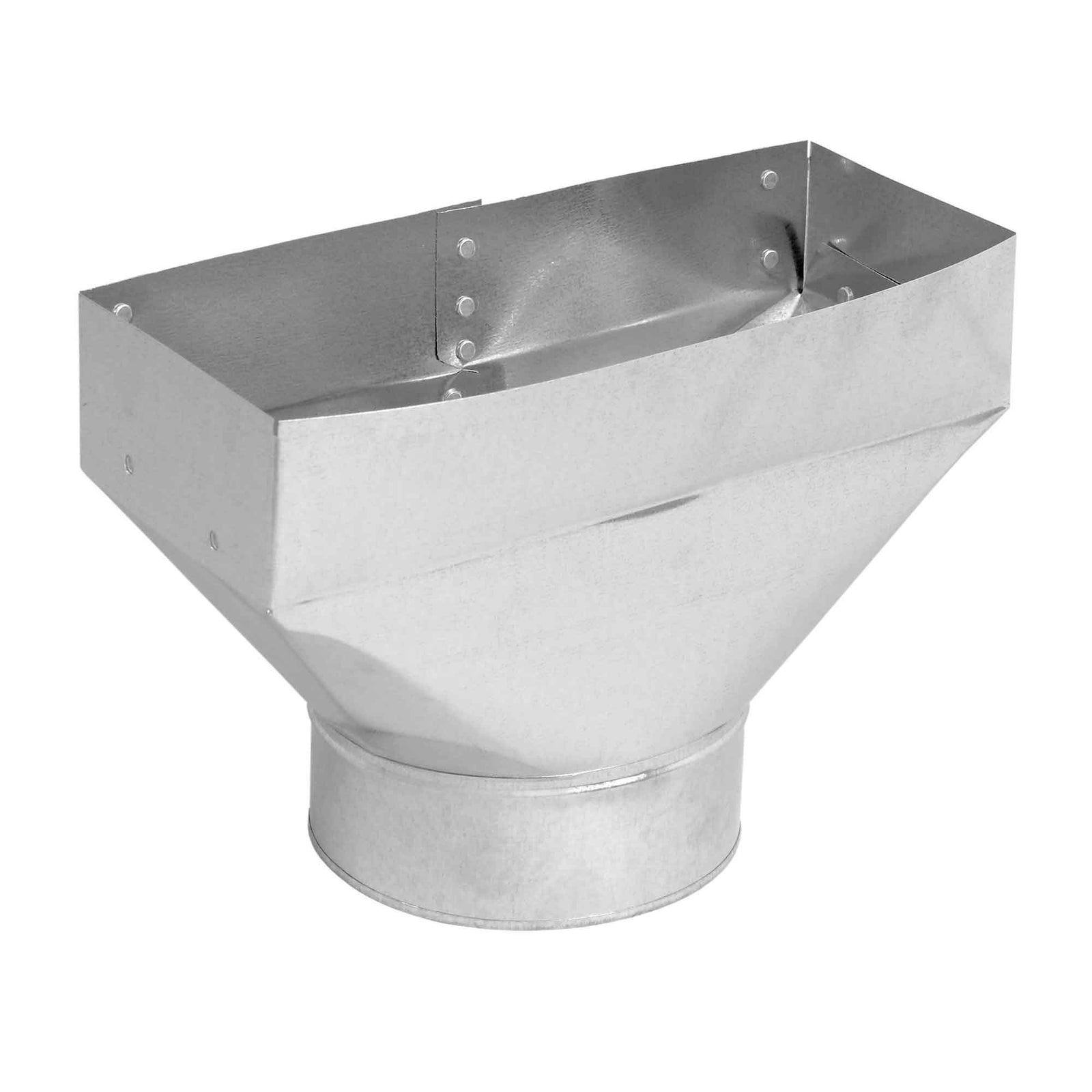 Sortie universelle en acier galvanisé, 3-1/4" x 10" x 4"