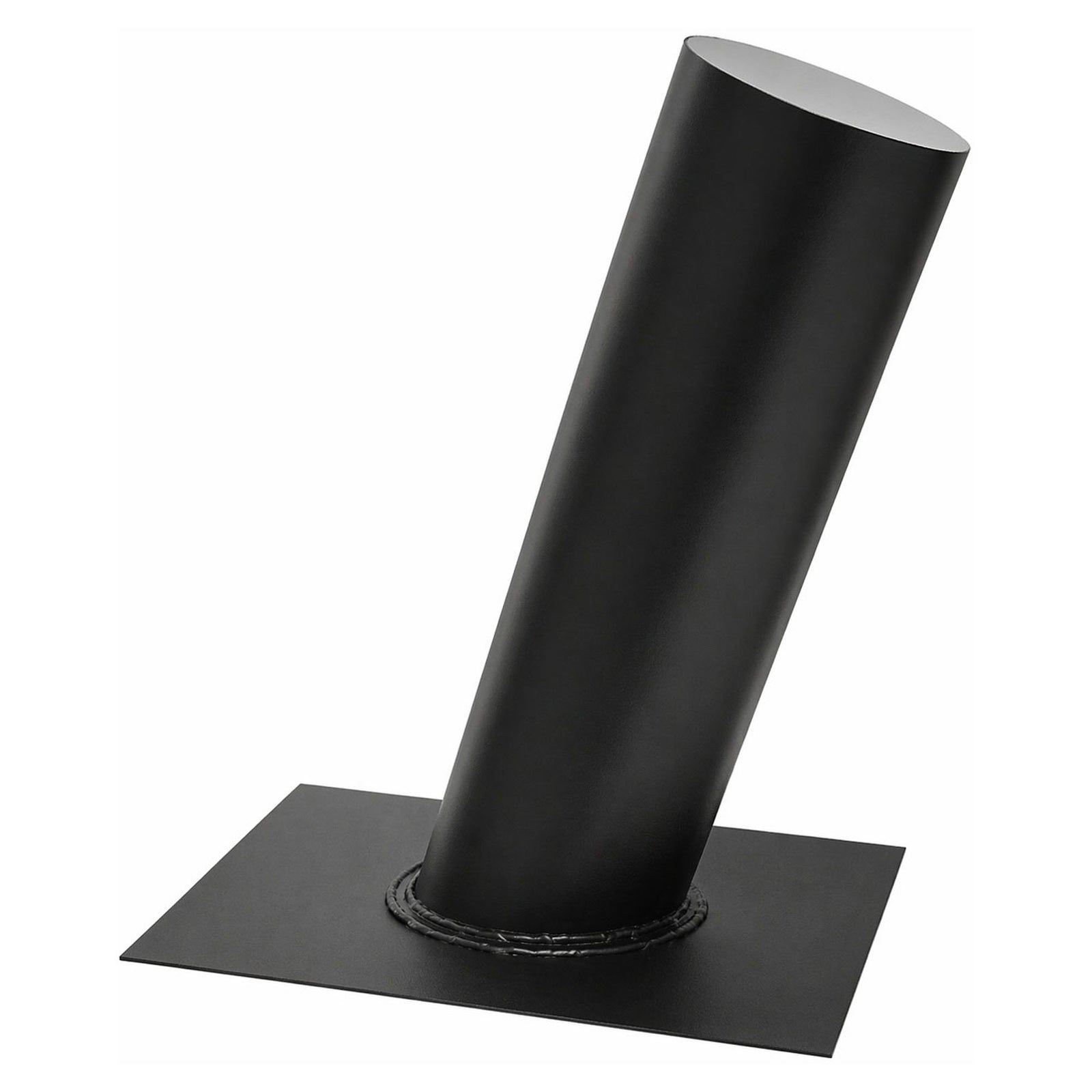 Évent de plomberie pour toiture en pente de 5/12, 5" x 18" (noir)