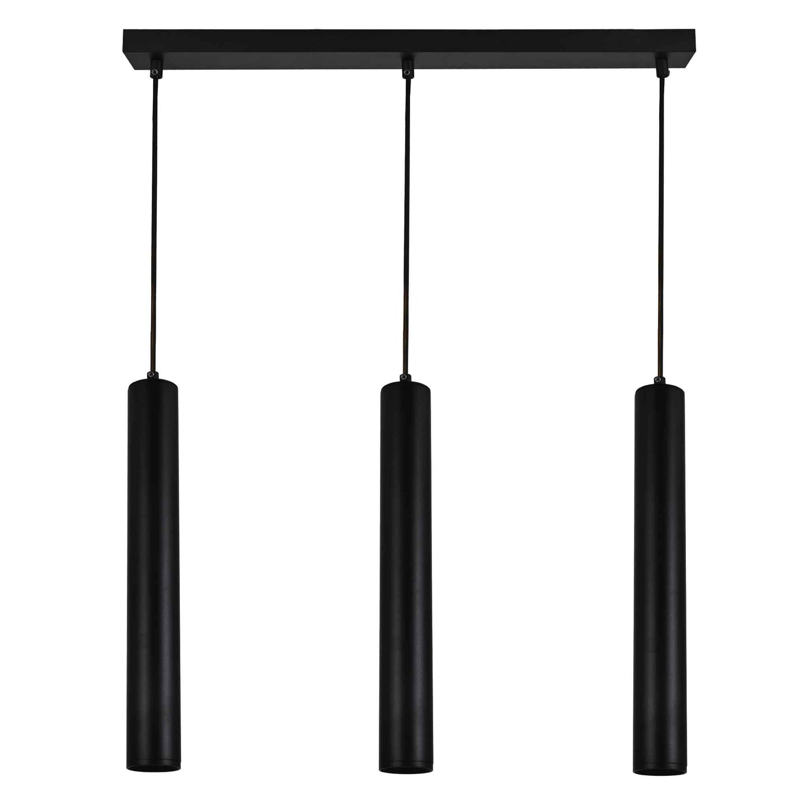Luminaire suspendu à 3 lumières Genesis, noir