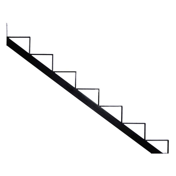 Steel Stair Riser of 7 Steps, Black - GAGNON - La Grande Quincaillerie